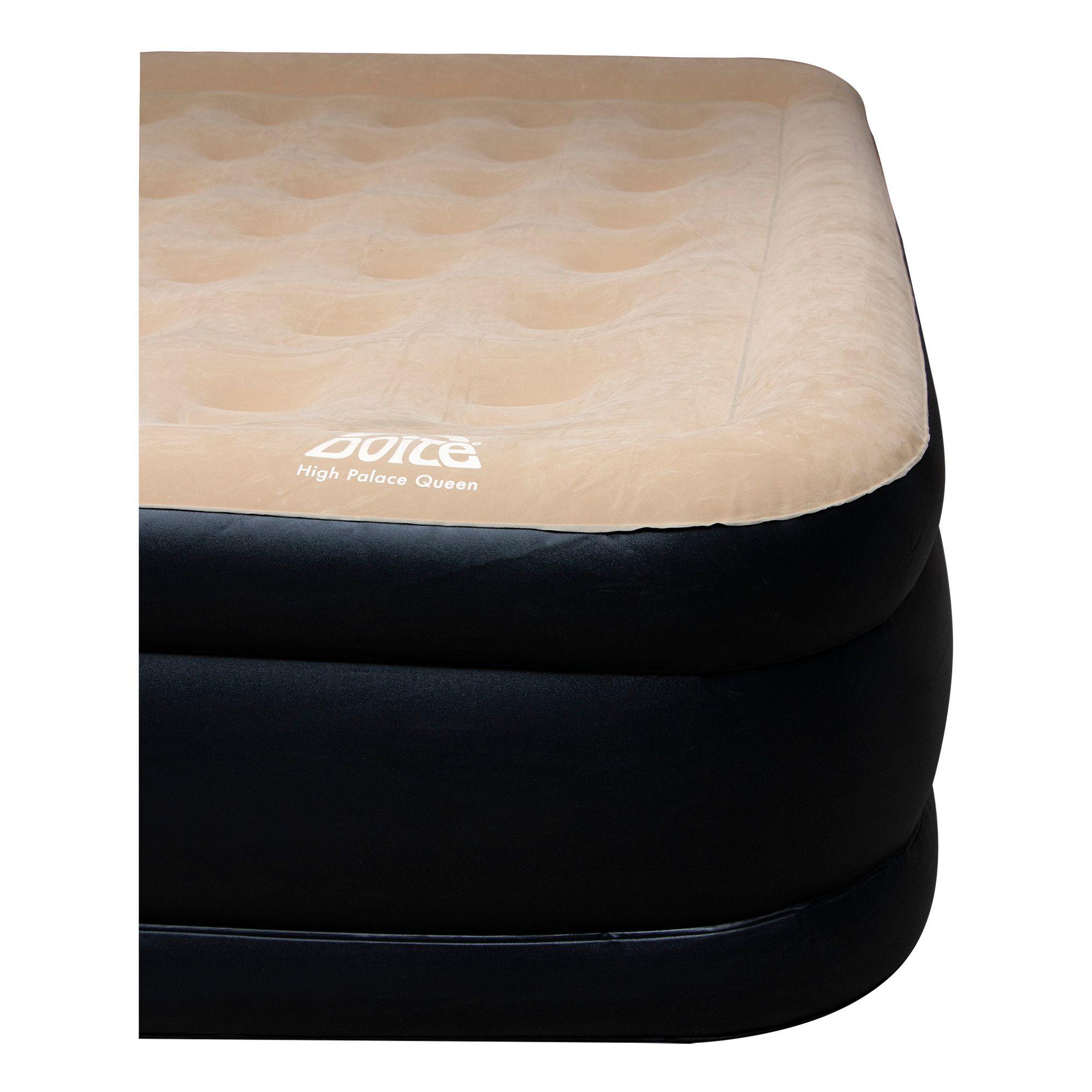 Colchón Inflable Eléctrico High Palace Queen Beige Doite-1
