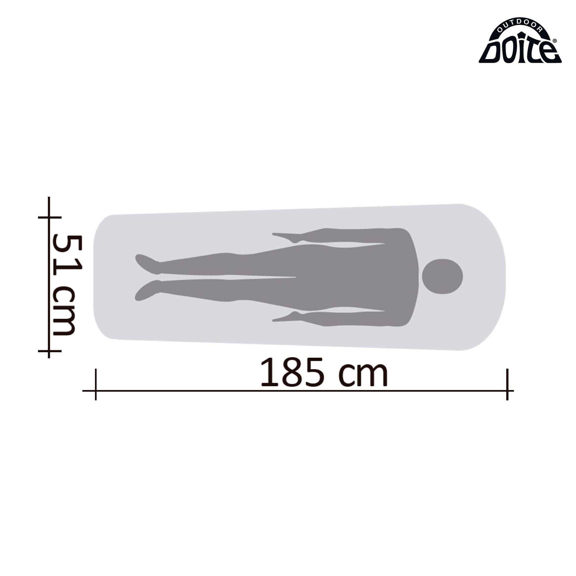 Colchoneta Autoinflable Crostec Single Verde Doite-3