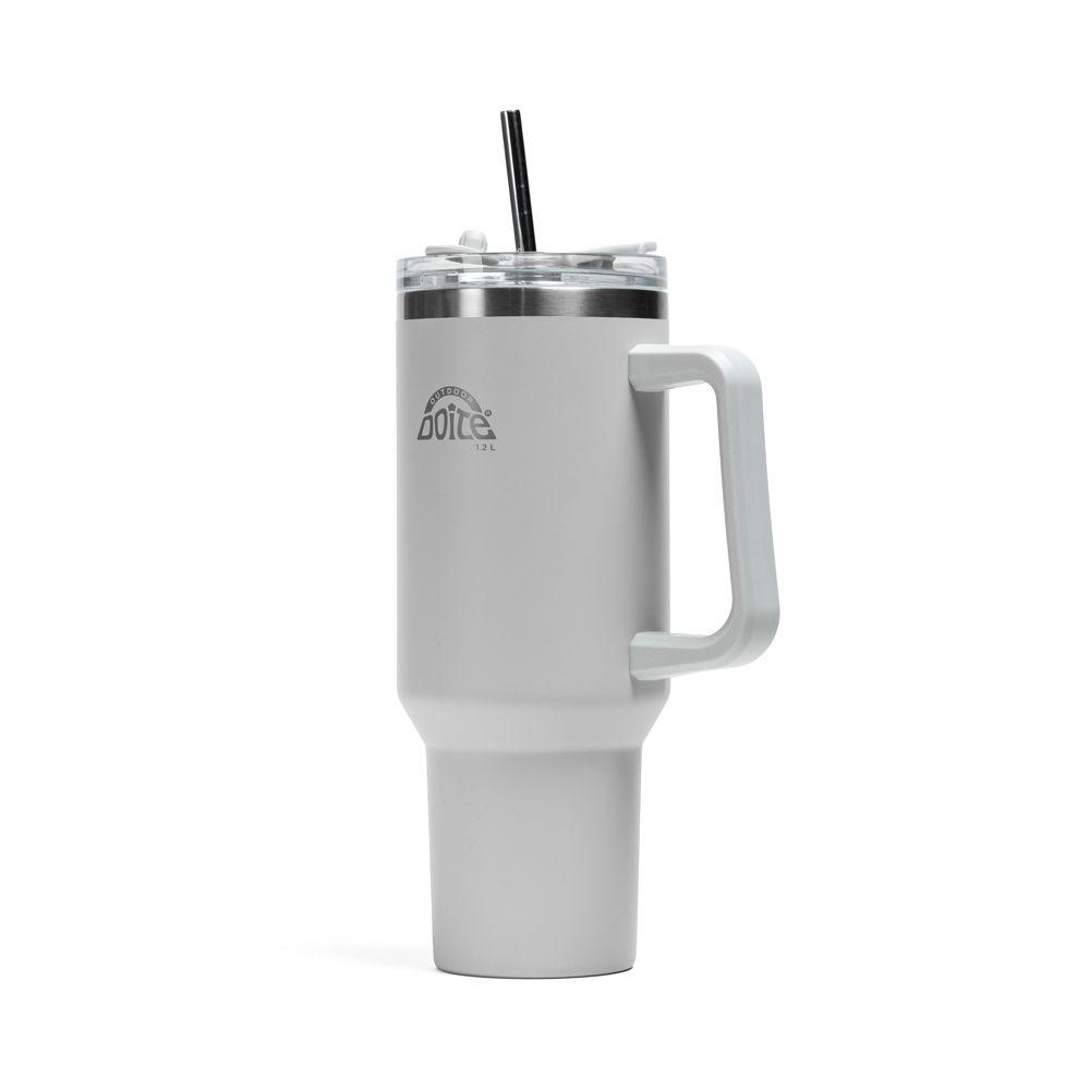Vaso Termico 1,2L Con Bombilla Every Gris Doite-1
