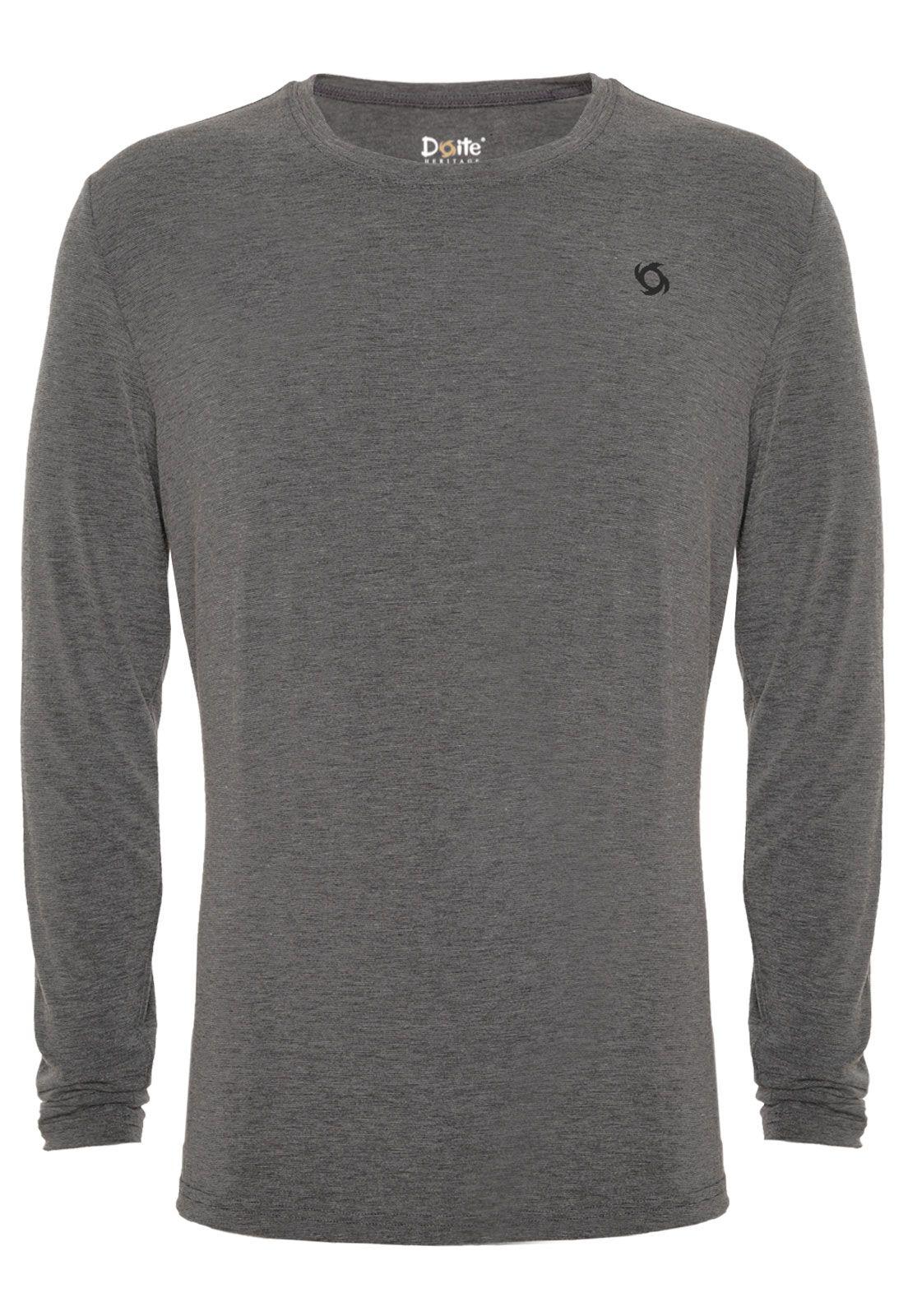Camiseta Primera Capa Hombre Thermoactive Gris Oscuro Doite-0