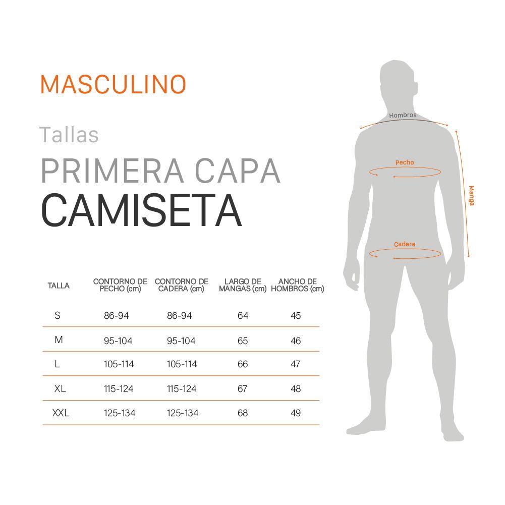 Camiseta Primera Capa Hombre Thermoactive Gris Oscuro Doite-5