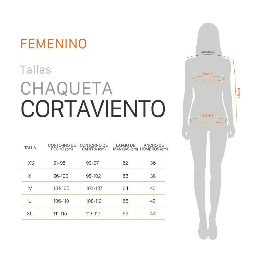 Cortaviento Impermeable Storm Mujer Coral Doite-5