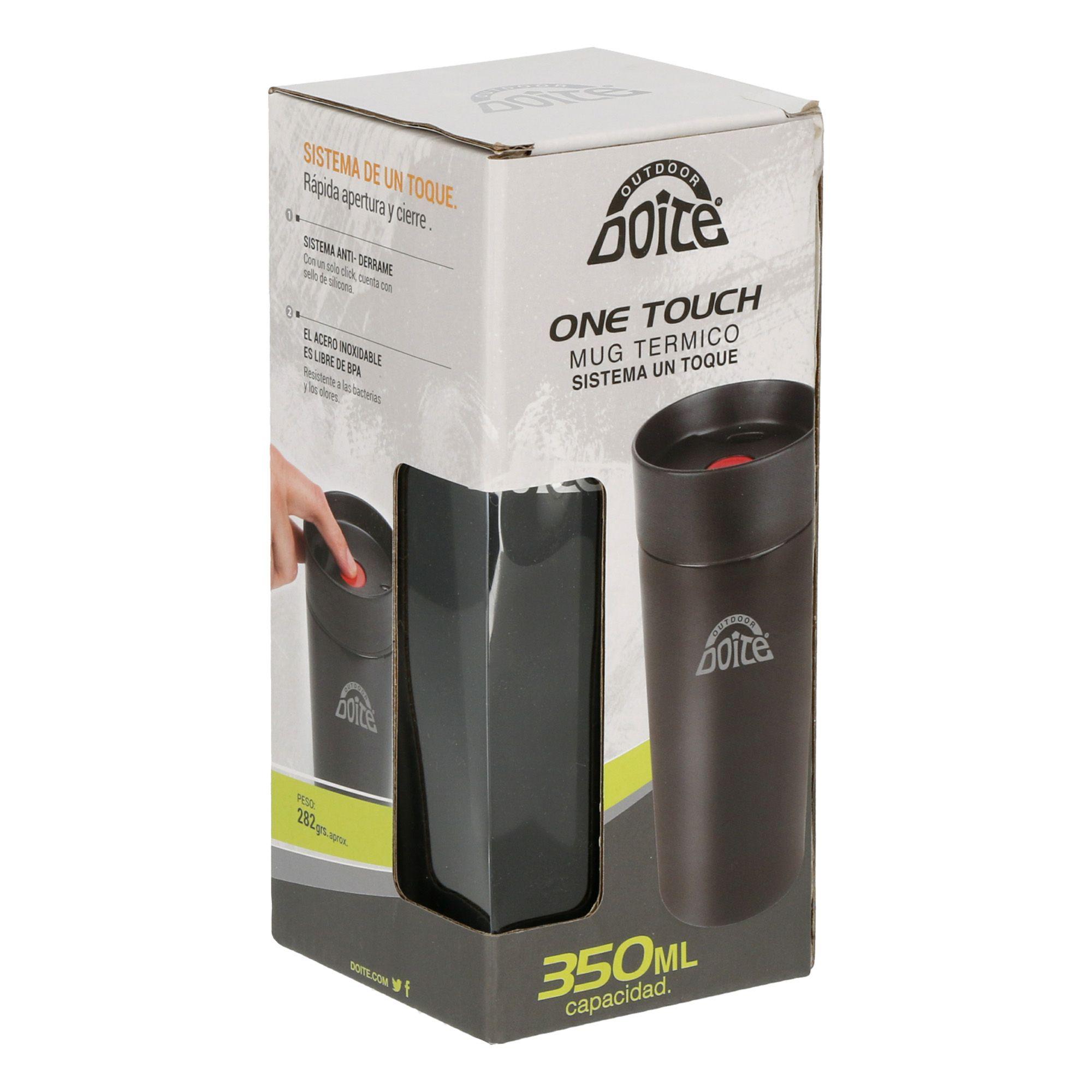 Termo One Touch 350Ml. Negro Doite-4