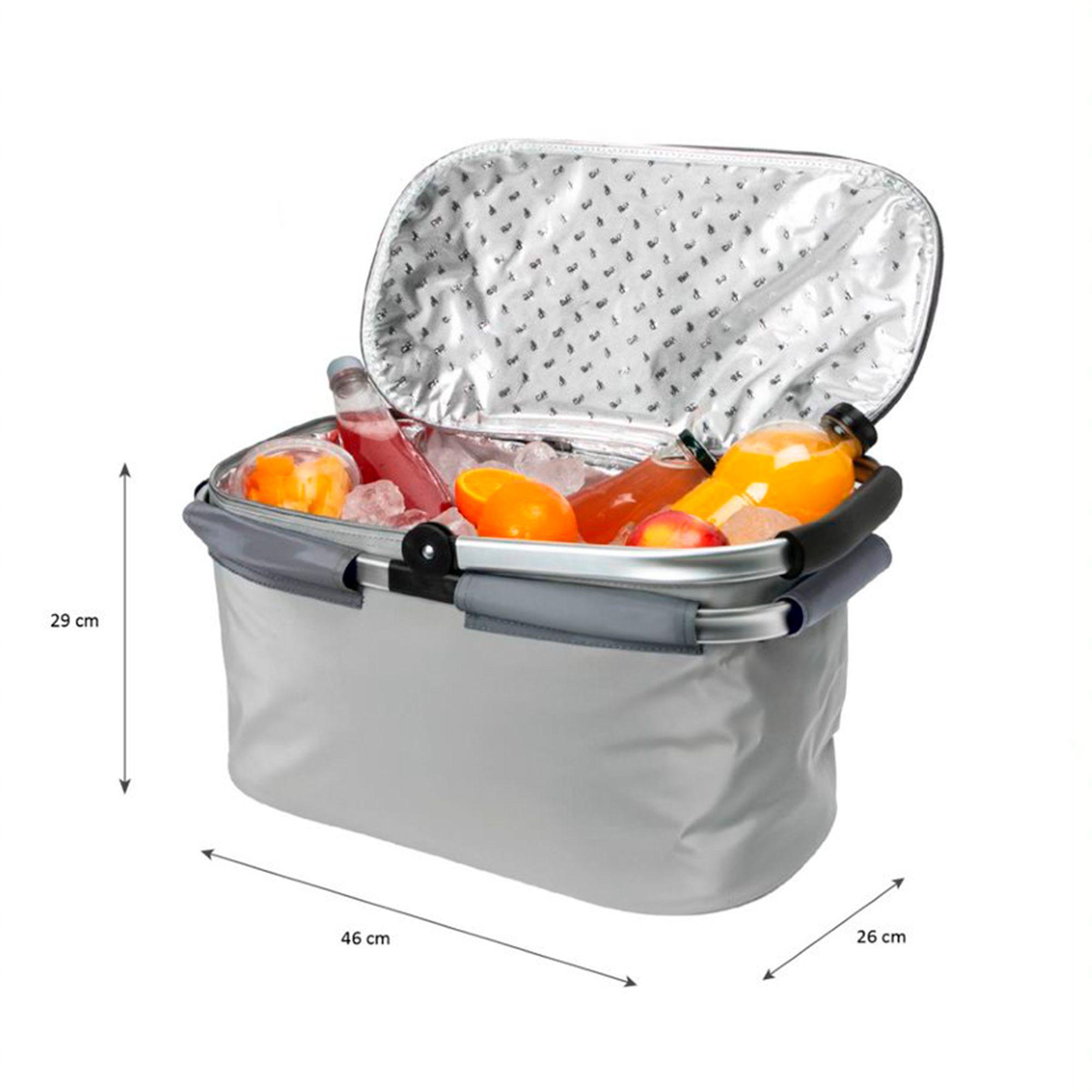 Cooler Plegable Ferrel 22 Litros Gris Doite-3