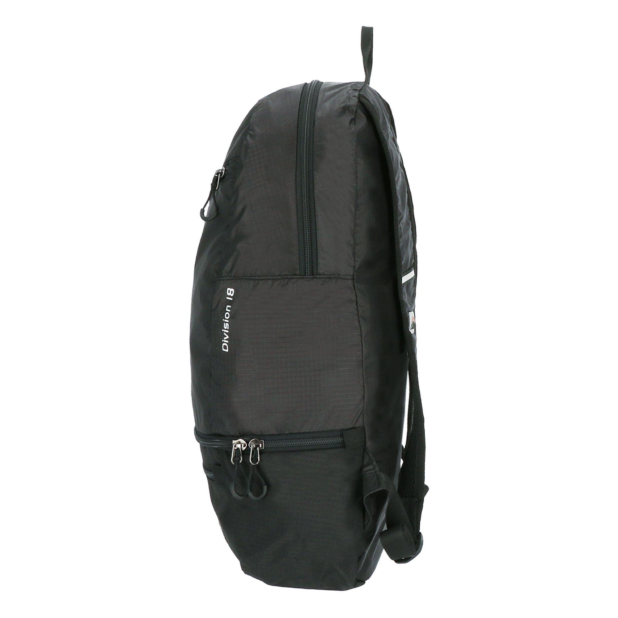 Mochila Compactable Division 18 Litros Negro Doite-2