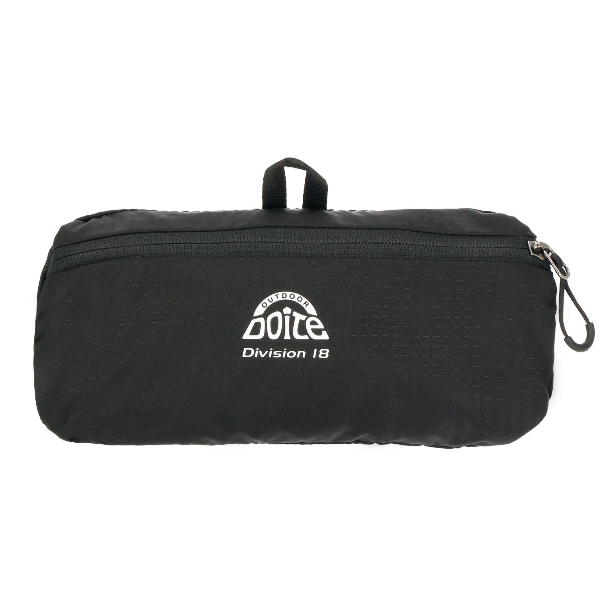 Mochila Compactable Division 18 Litros Negro Doite-4
