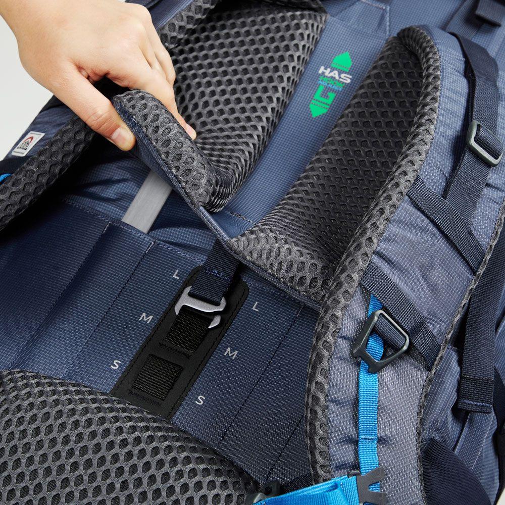 Mochila Expedicion Everdin 85 Litros Azul Marino Doite-8
