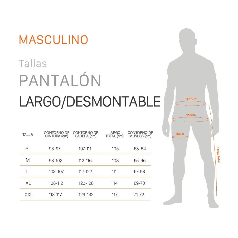 Pantalón Desmontable Kaweskar Negro Hombre Doite-5