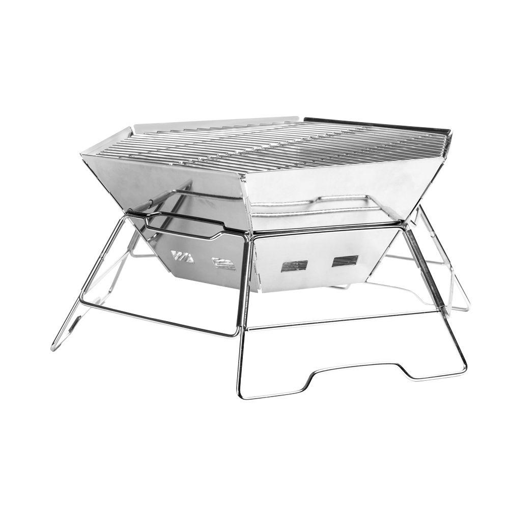 Parilla Plegable Hexa Grill Acero Inoxidable Doite-1