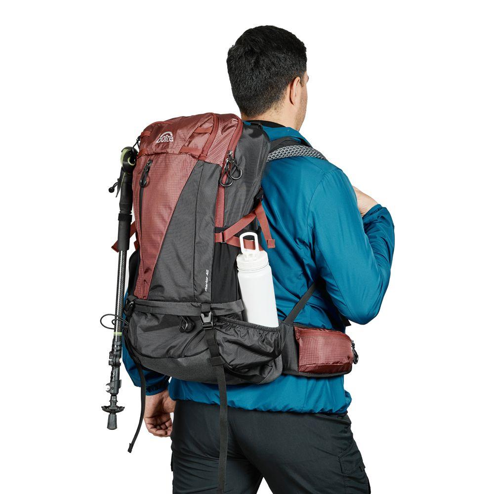 Mochila Accion Phantor 42 Litros Rojo Oscuro Doite-2