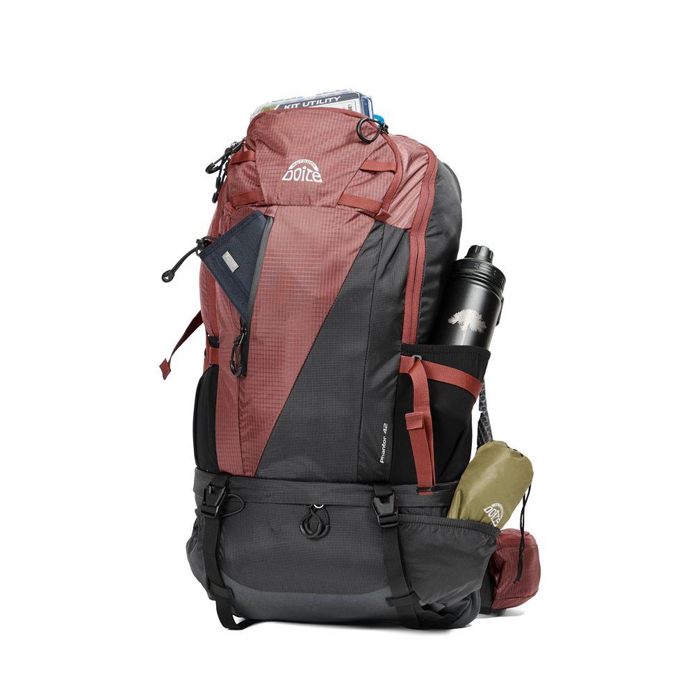 Mochila Accion Phantor 42 Litros Rojo Oscuro Doite-4