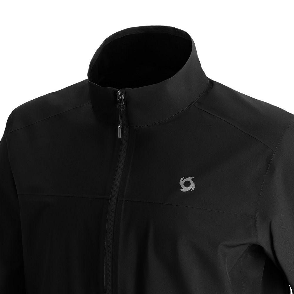 Chaqueta Cortaviento Elven Negro Hombre Doite-3
