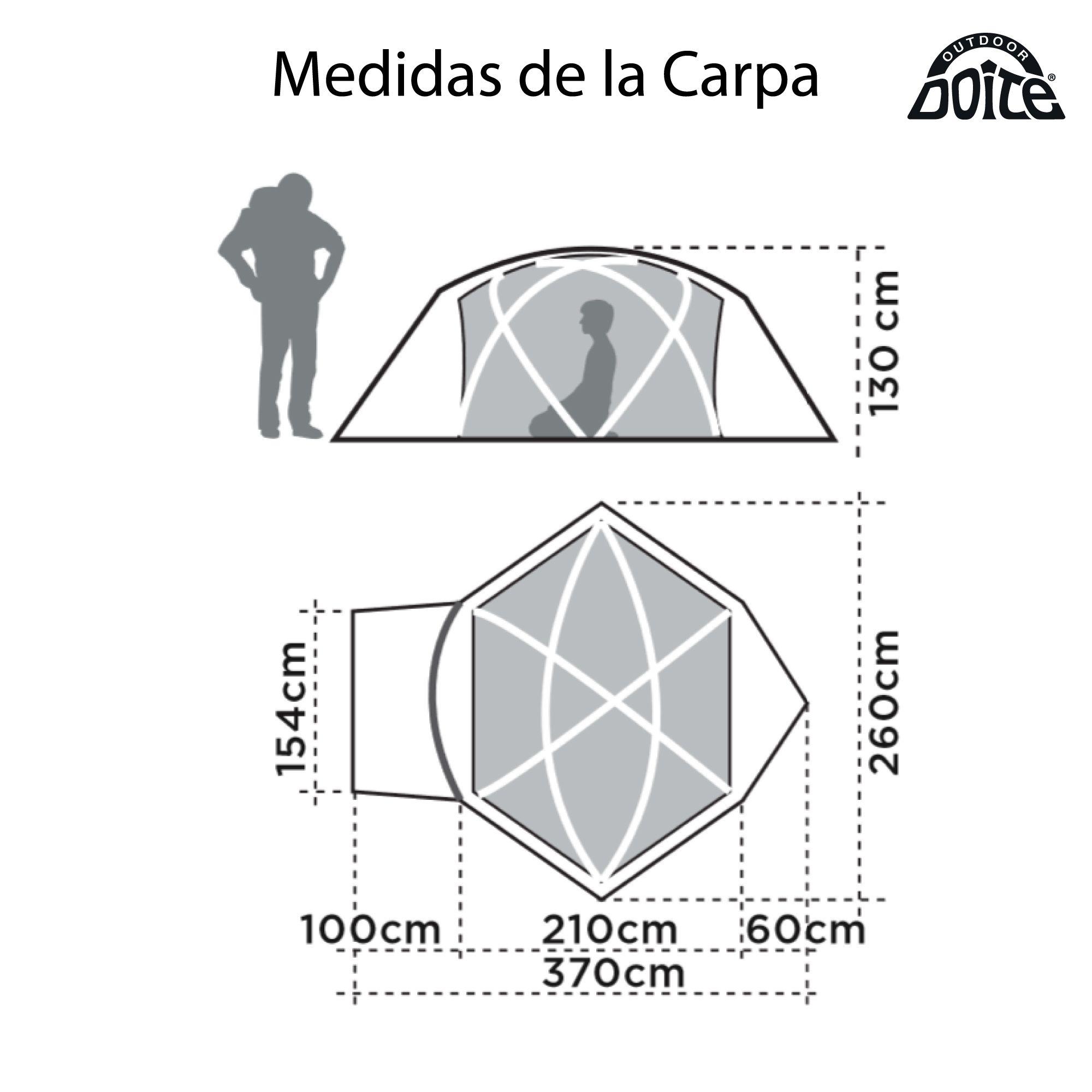 Carpa Pro Aconcagua 3 Personas Doite-6