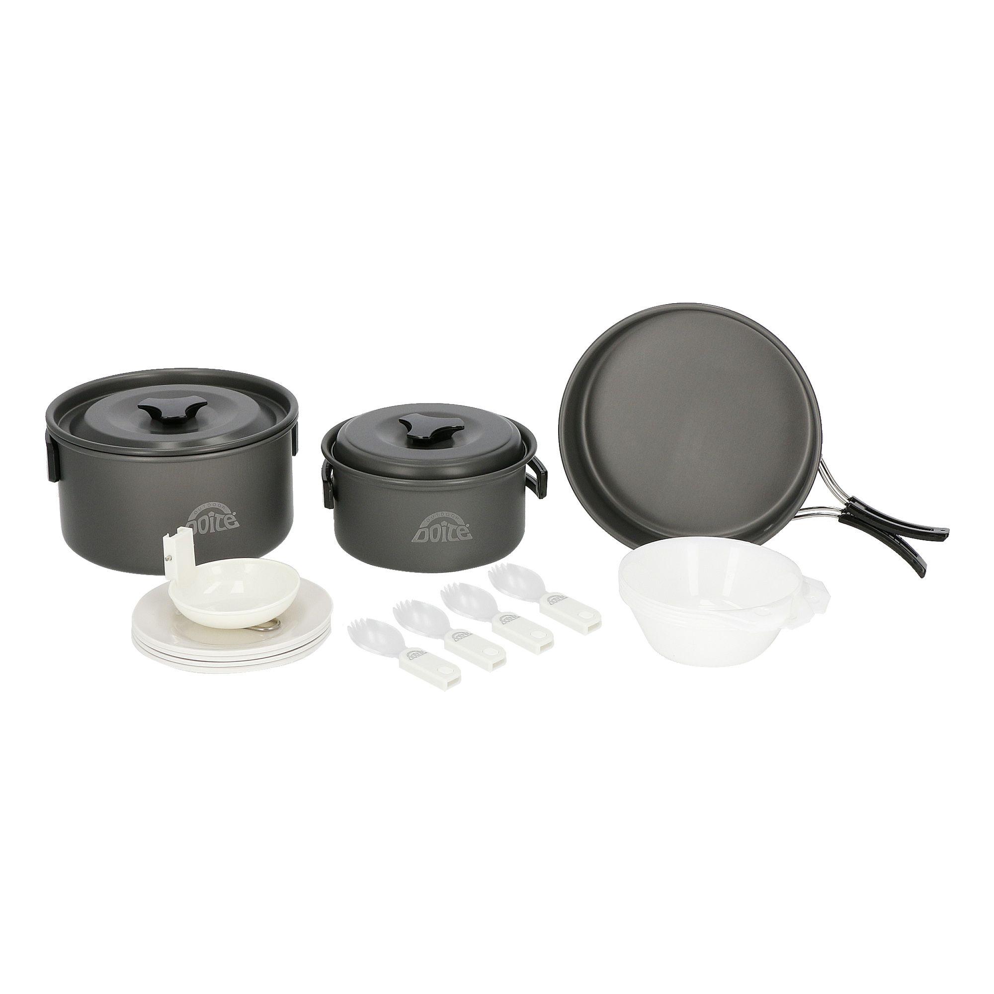 Set Cocina Cooker 4 Personas Gris Doite-0