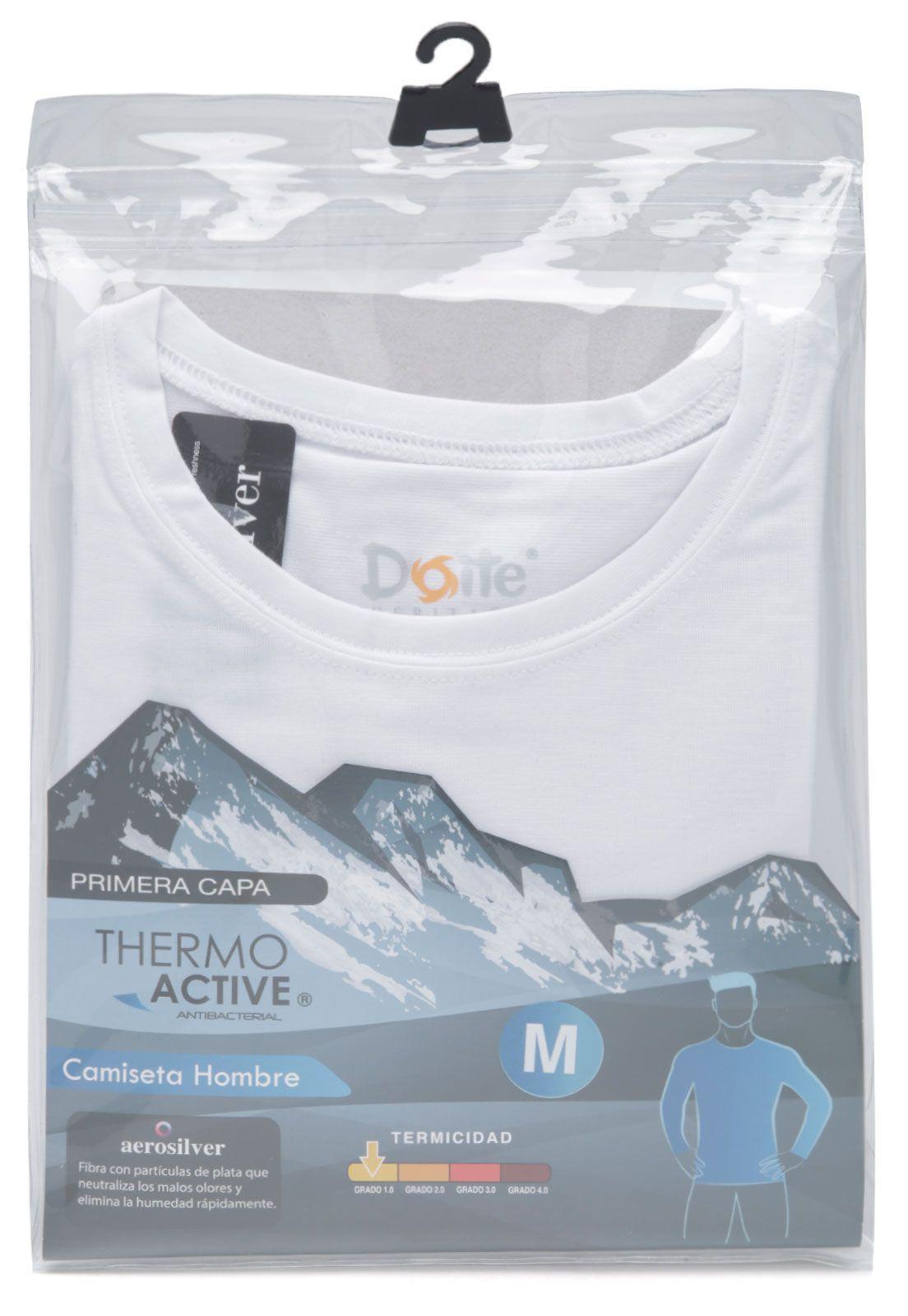 Camiseta Primera Capa Hombre Thermoactive Blanco Doite-6