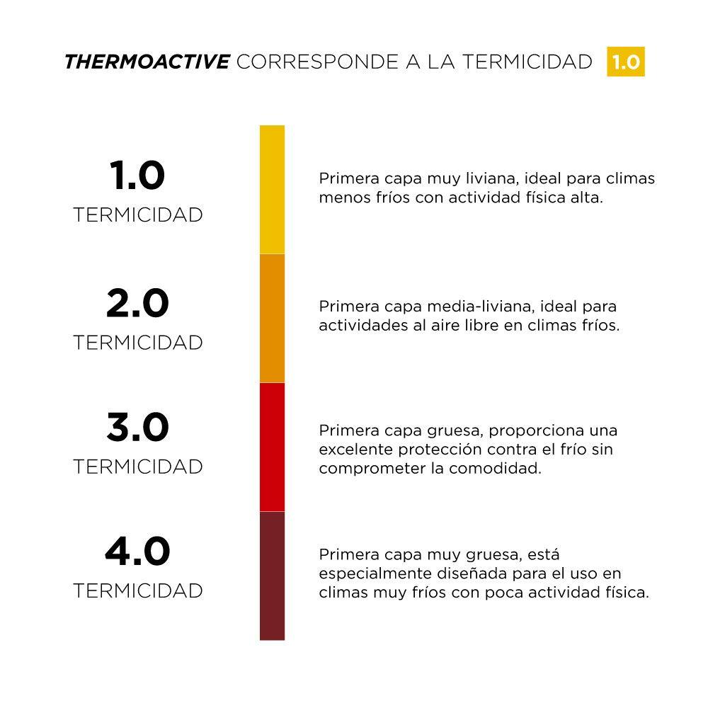 Camiseta Primera Capa Hombre Thermoactive Blanco Doite-7