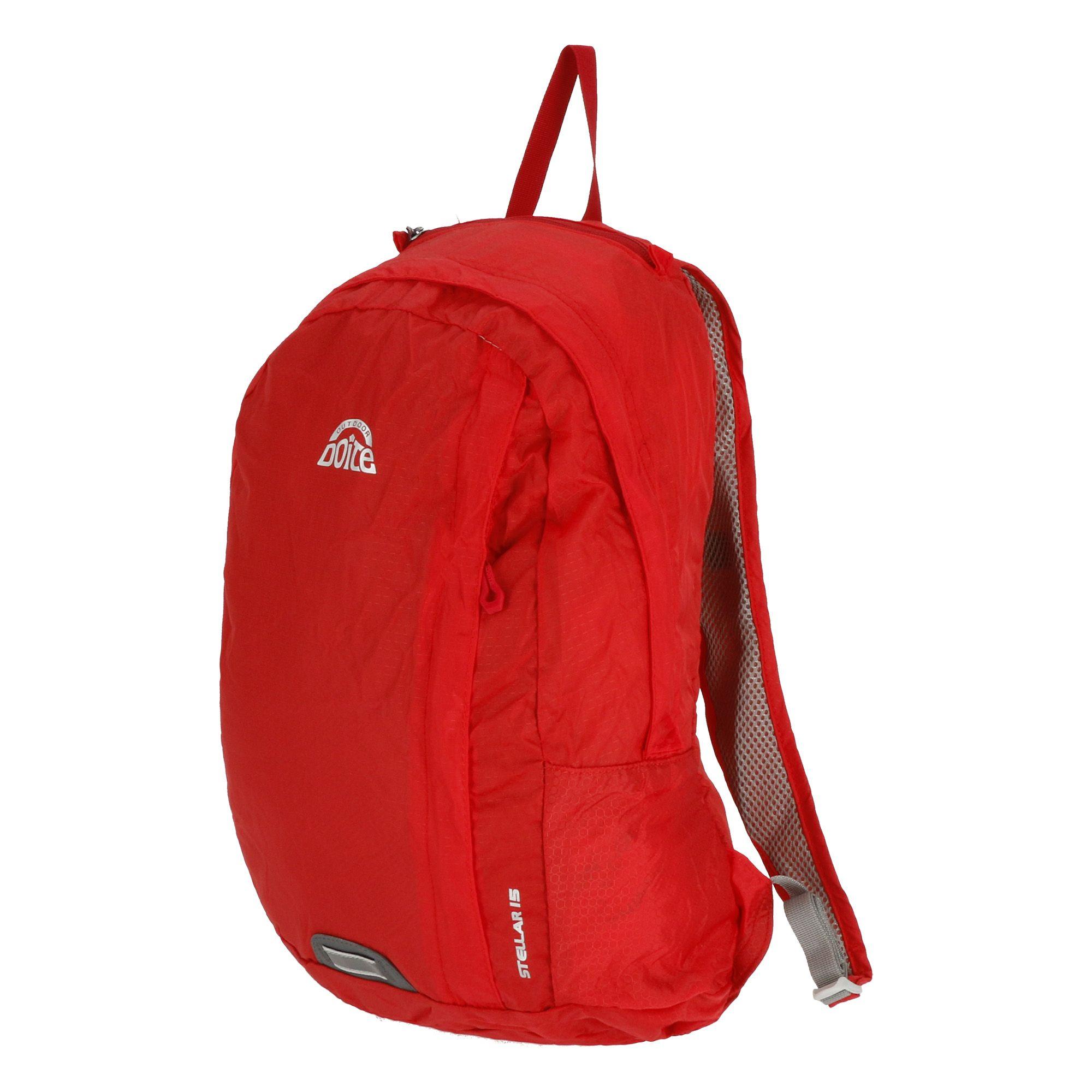 Mochila Compactable Stellar 15 Litros Rojo Doite-1