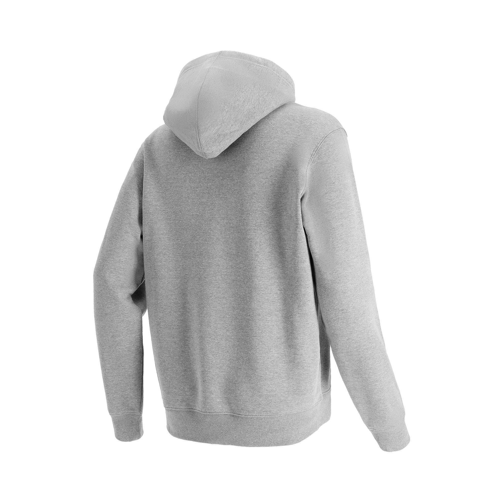Poleron Hobby Print Hombre Gris Doite-2