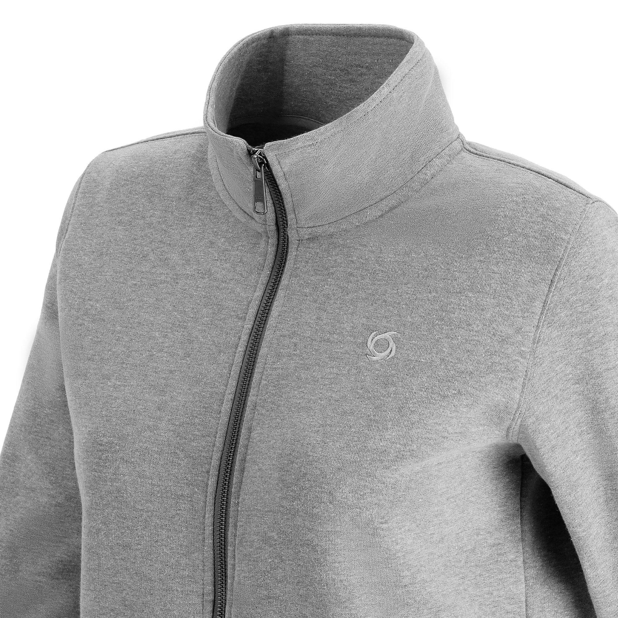 Poleron Unic Mujer Gris Doite-3