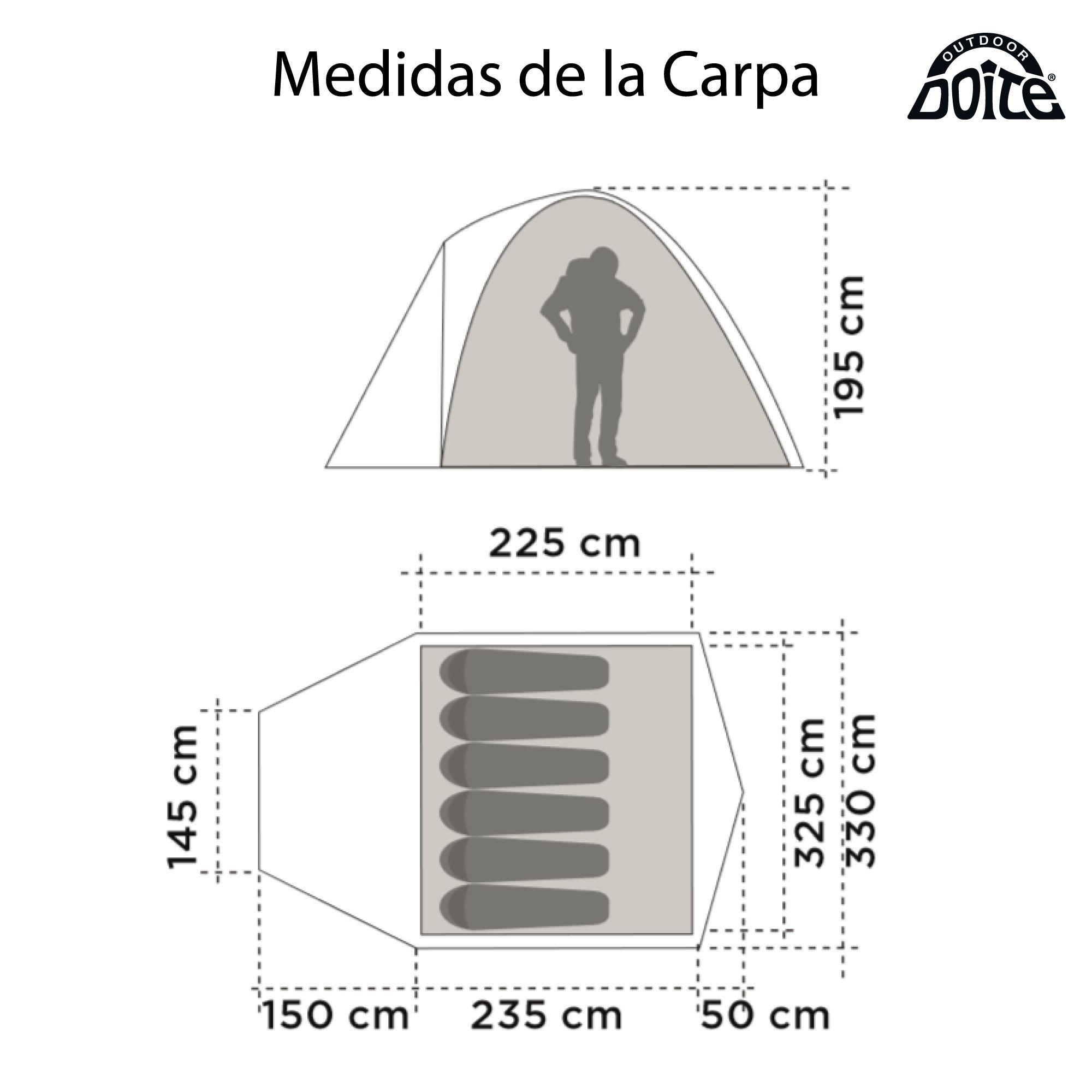 Carpa Sunterra 6 Personas Doite-6