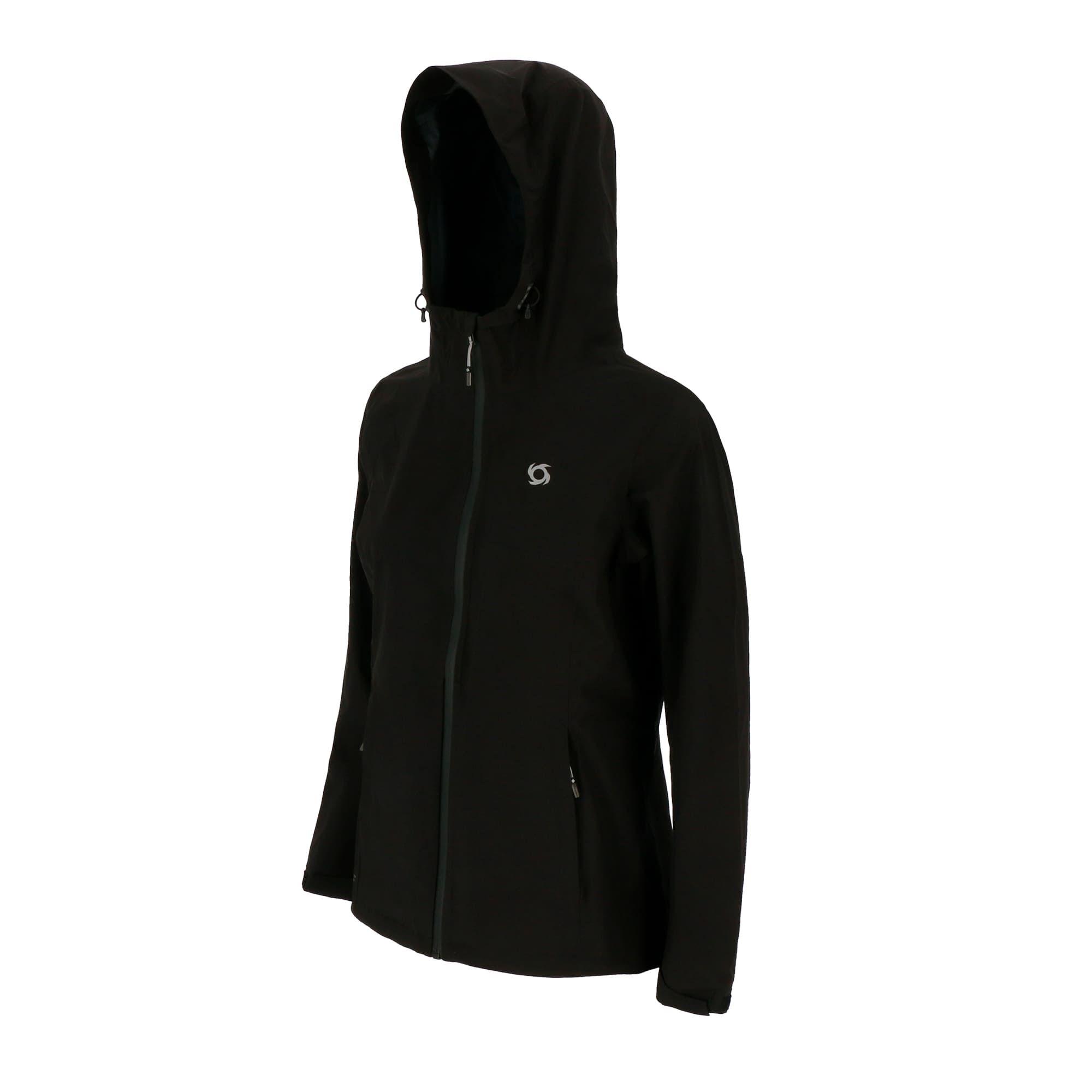 Cortaviento Impermeable Liven Negro Mujer Doite-1