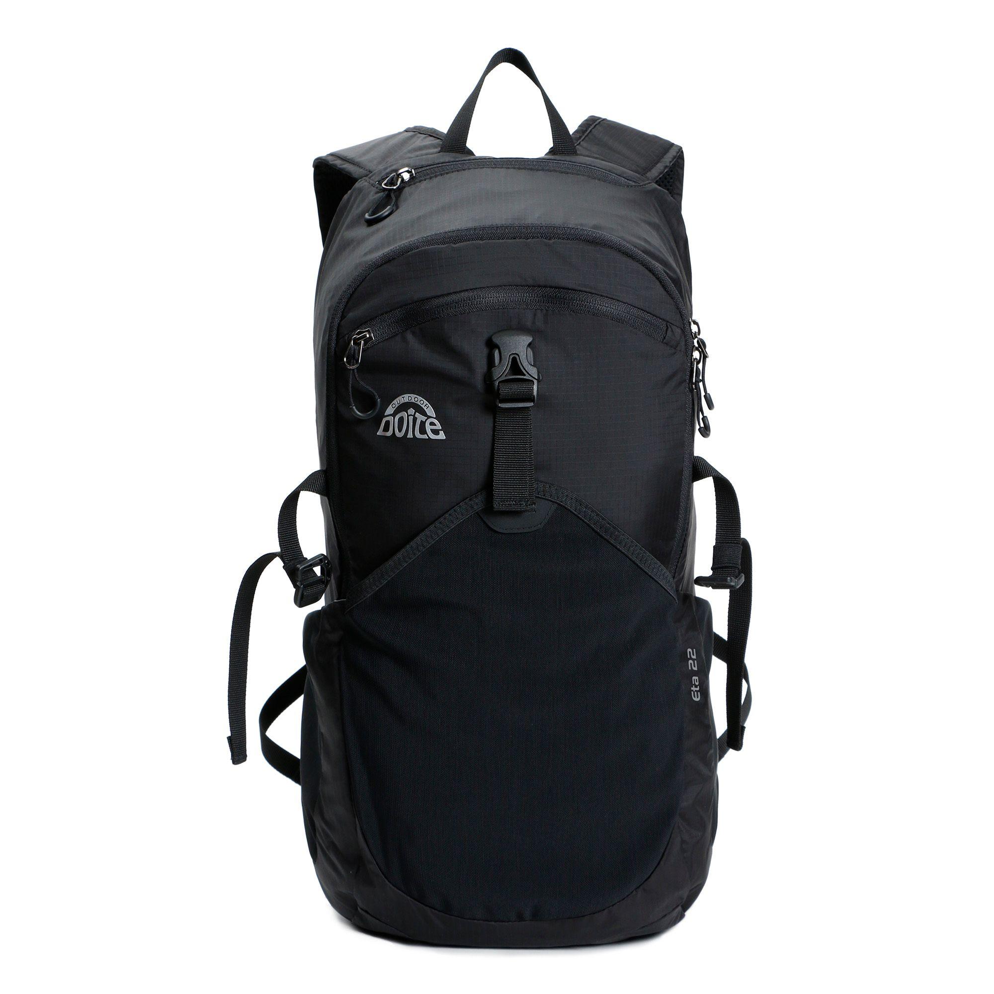 Mochila Compactable Eta 22 Litros Negro Doite-0