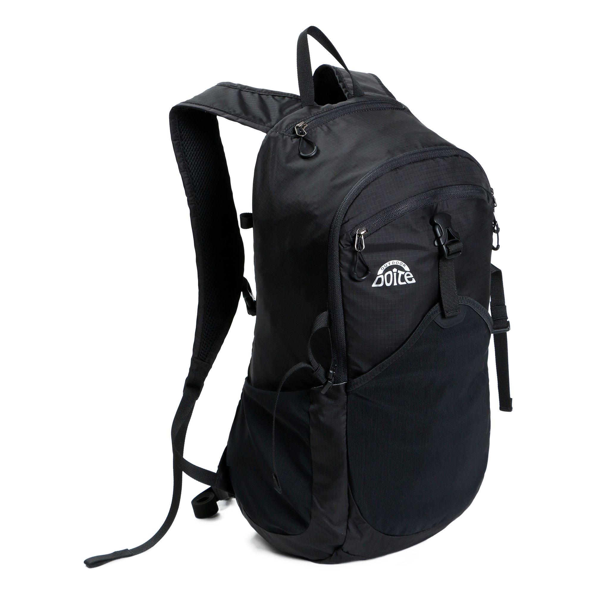 Mochila Compactable Eta 22 Litros Negro Doite-1