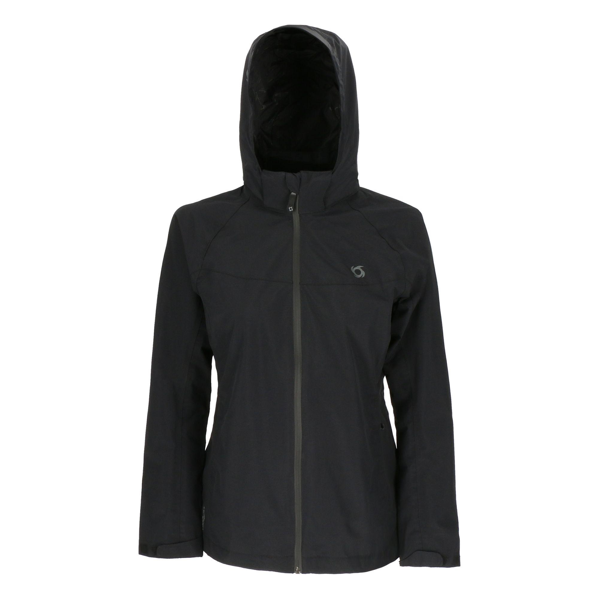 Cortaviento Impermeable Storm Negro Mujer Doite-0
