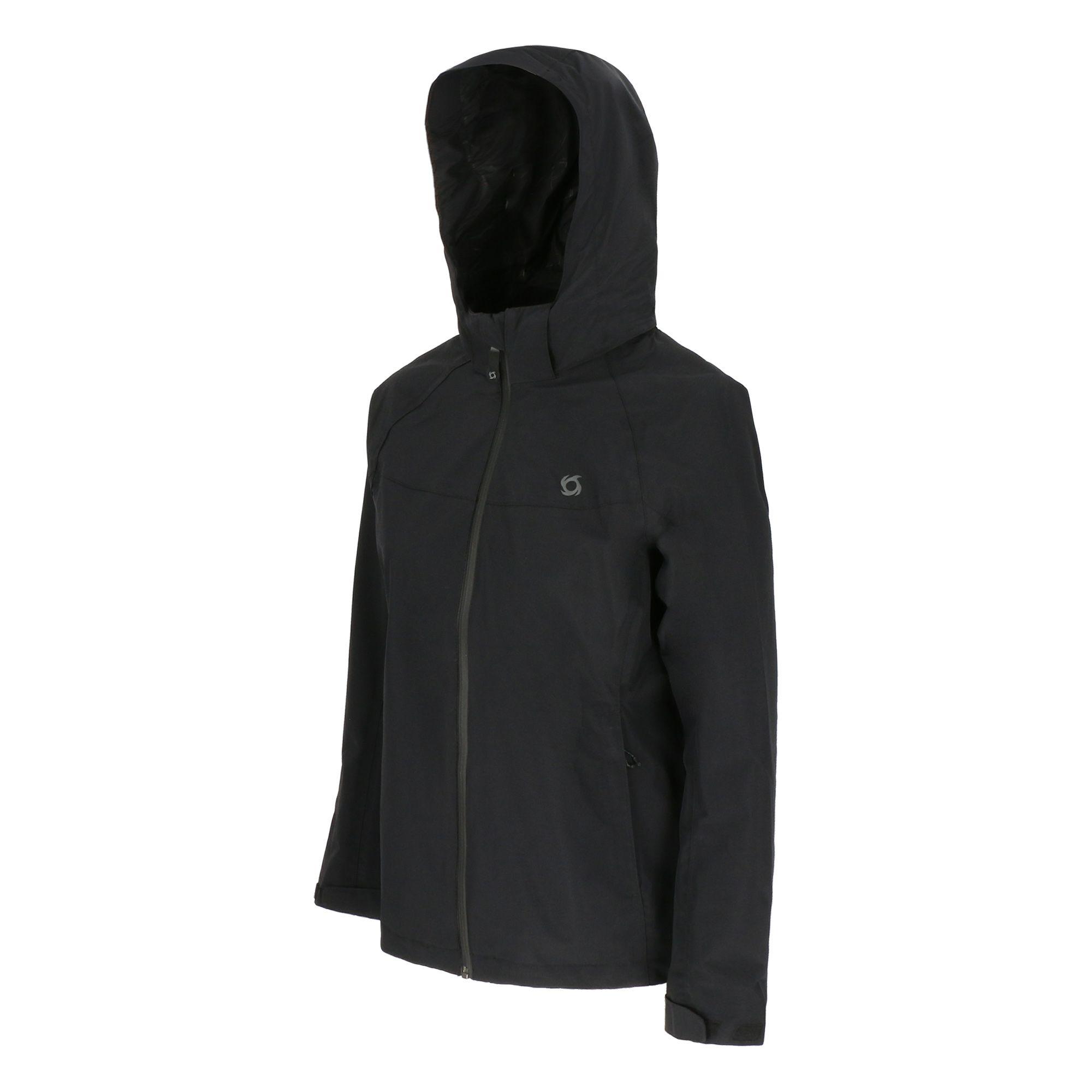 Cortaviento Impermeable Storm Negro Mujer Doite-1