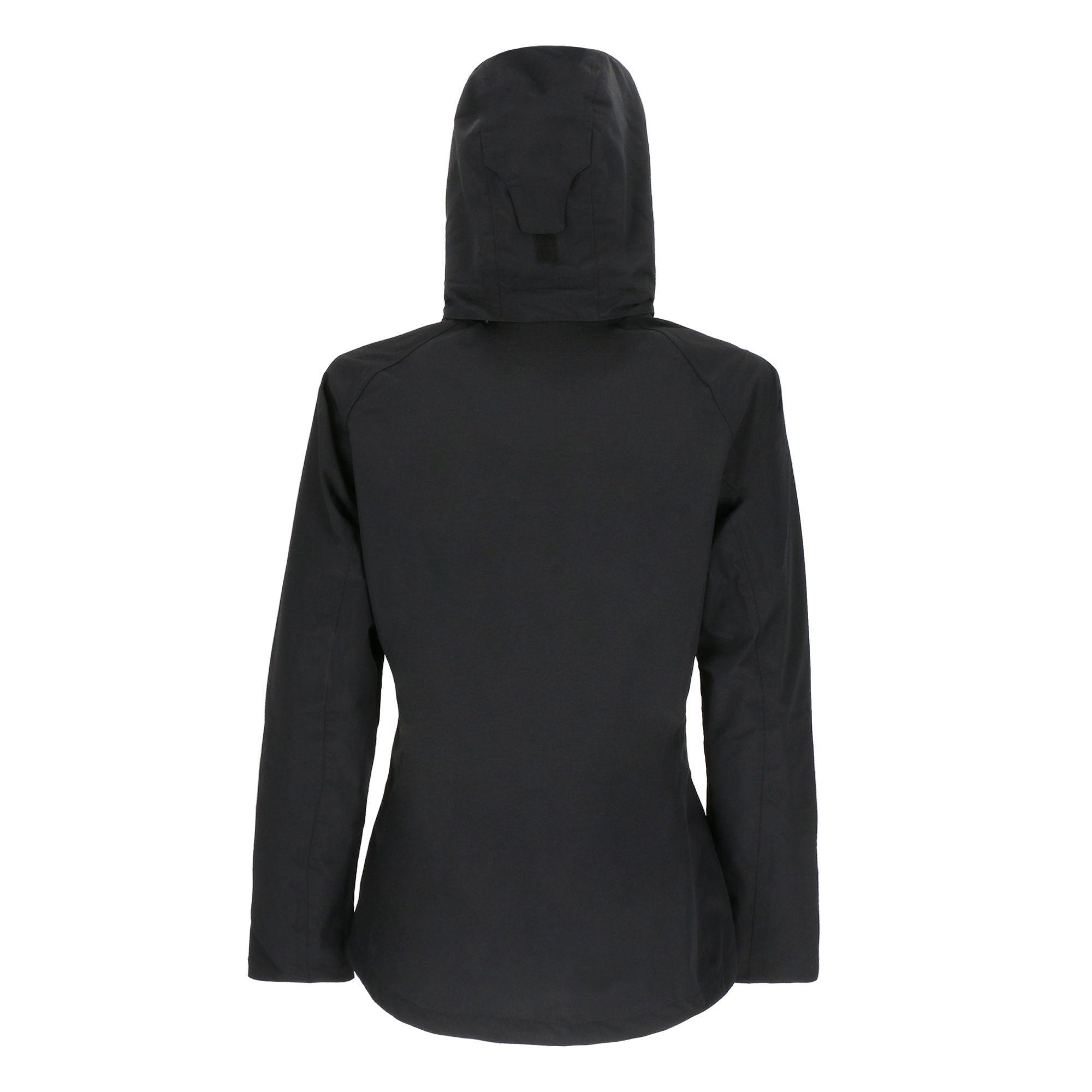 Cortaviento Impermeable Storm Negro Mujer Doite-2