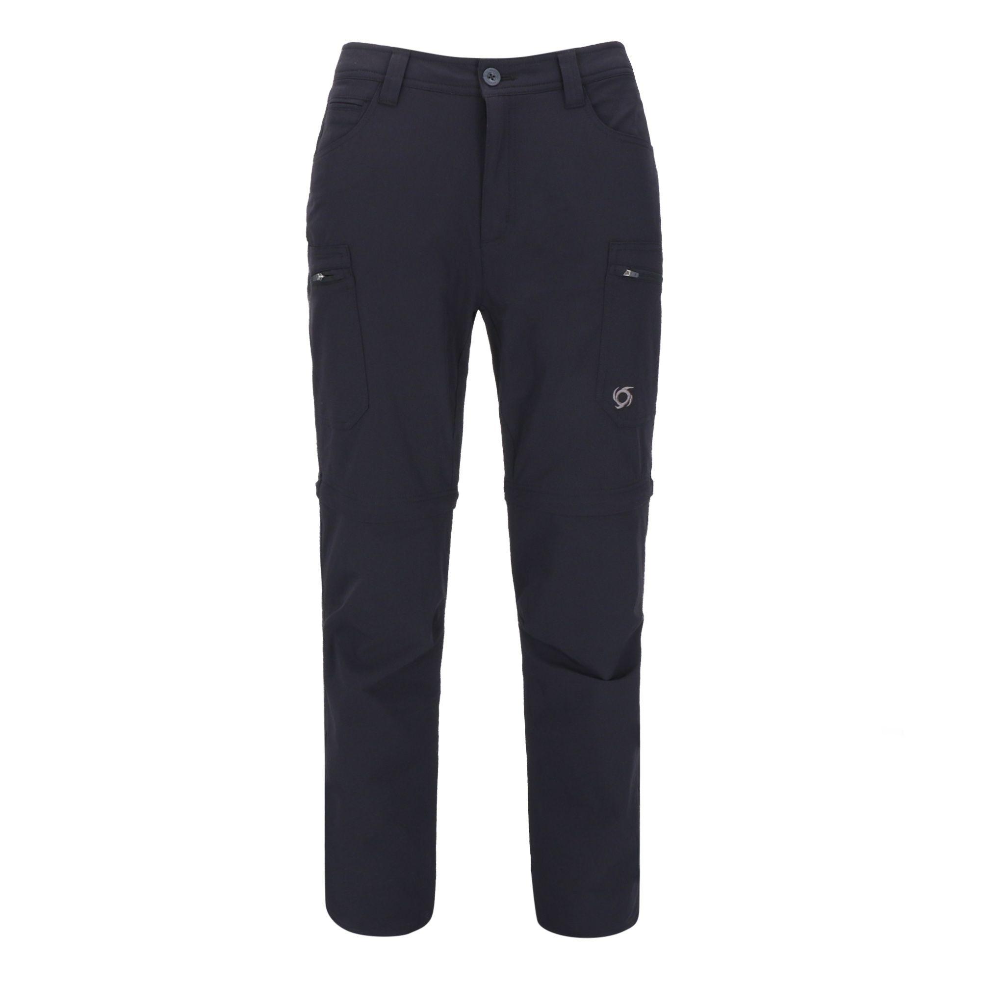 Pantalón Desmontable Apache Negro Hombre Doite-0