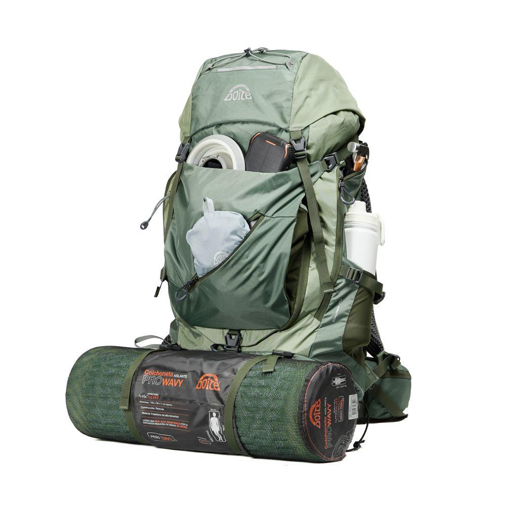 Mochila Excursion Claymon 70 Litros Verde Doite-7