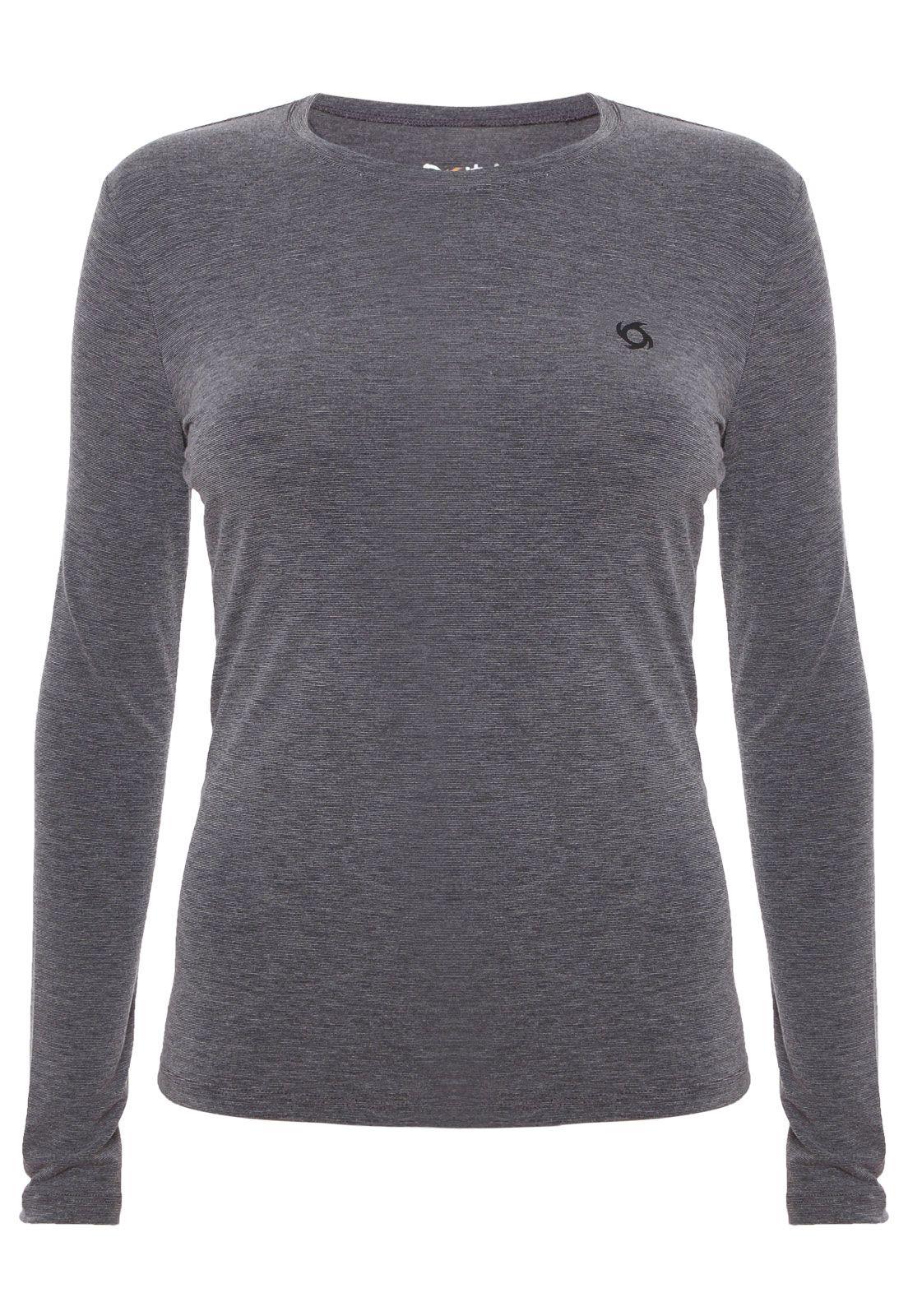 Camiseta Primera Capa Thermoactive Mujer Gris Oscuro Doite-0