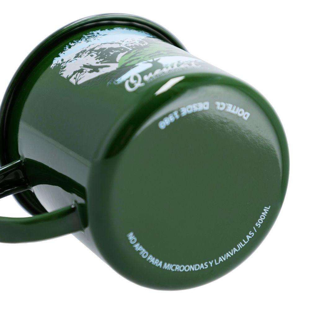Taza Acero Enamel 500Ml Verde Doite-2