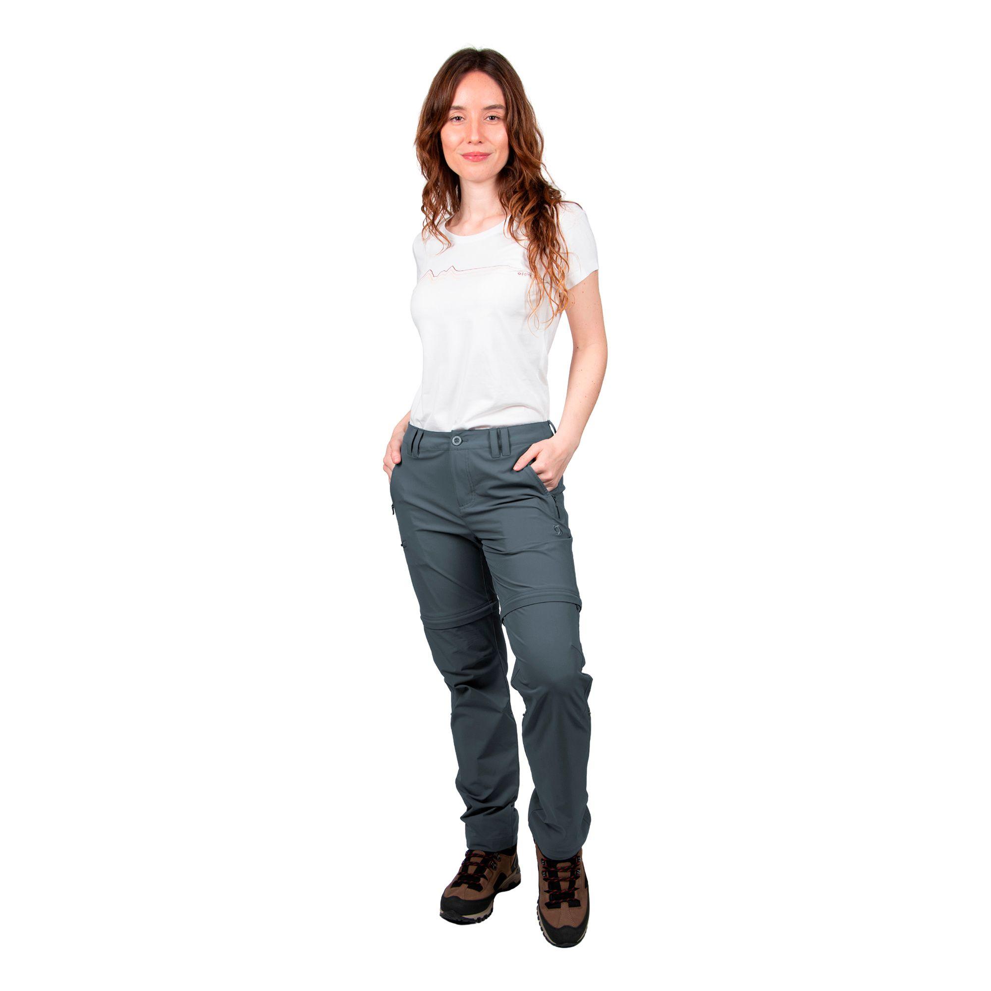 Pantalón Desmontable Kiska Gris Mujer Doite-0