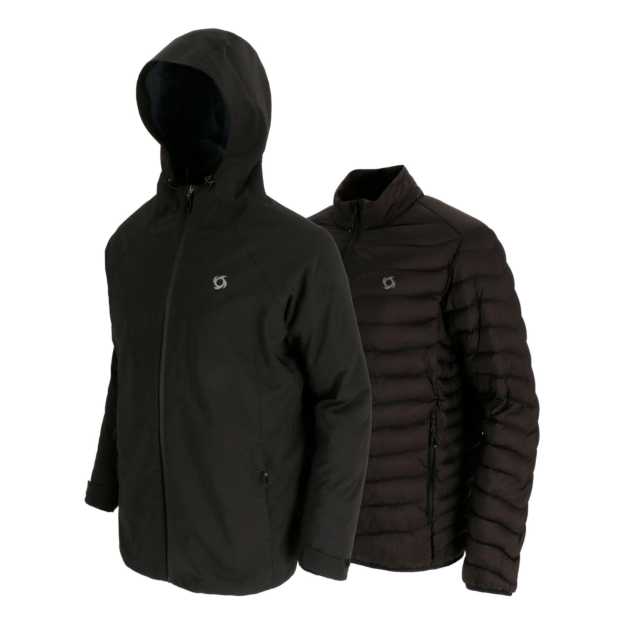 Parka 3 En 1 Skada Negro Hombre Doite-0