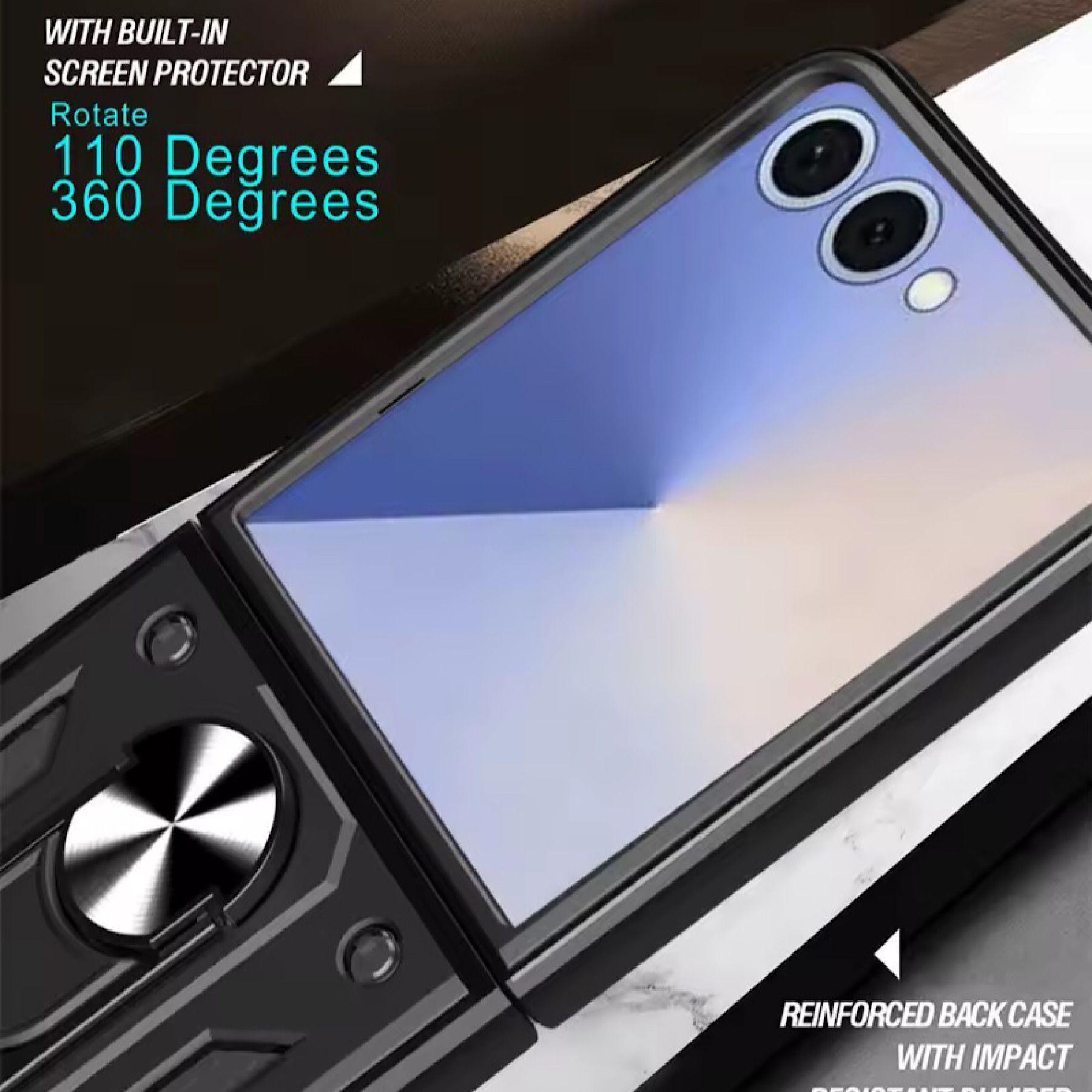 Carcasa Armor Con Anillo Para Samsung Z Flip 7 5G-5