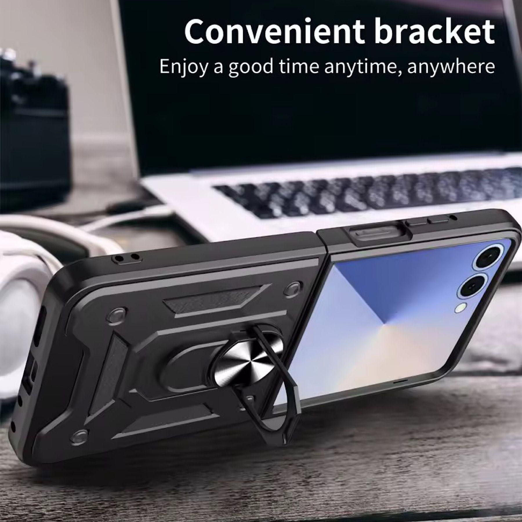 Carcasa Armor Con Anillo Para Samsung Z Flip 7 5G-6