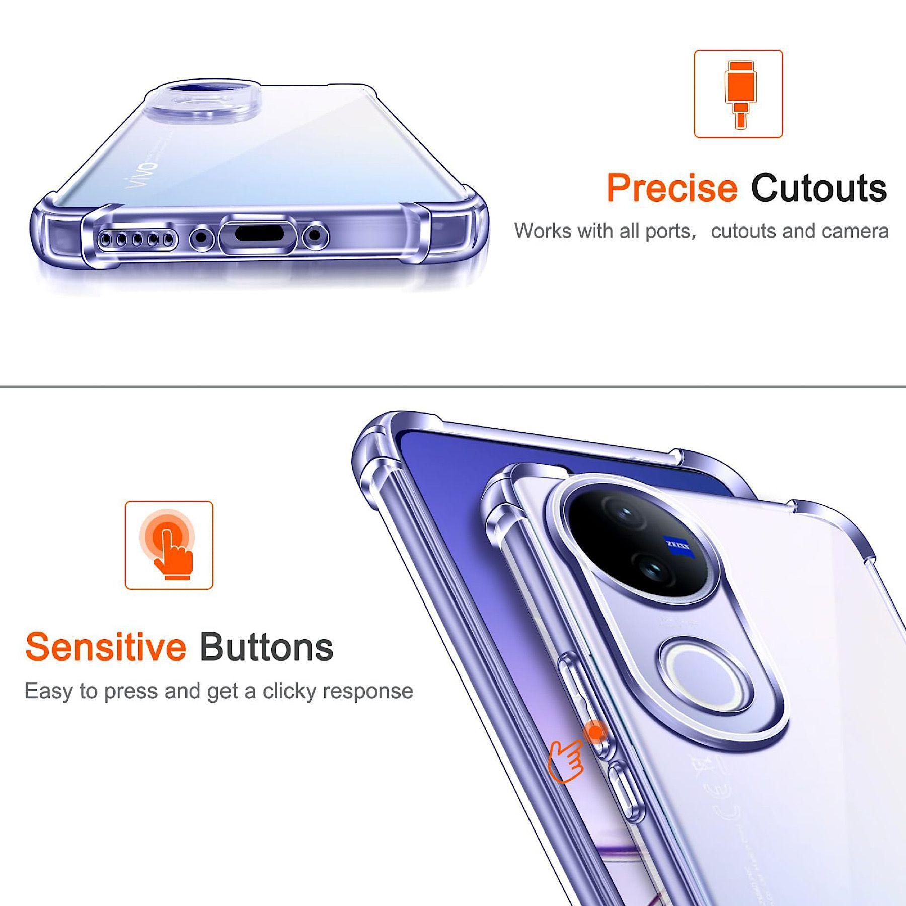 Carcasa Transparente Para Vivo V50 5G-1