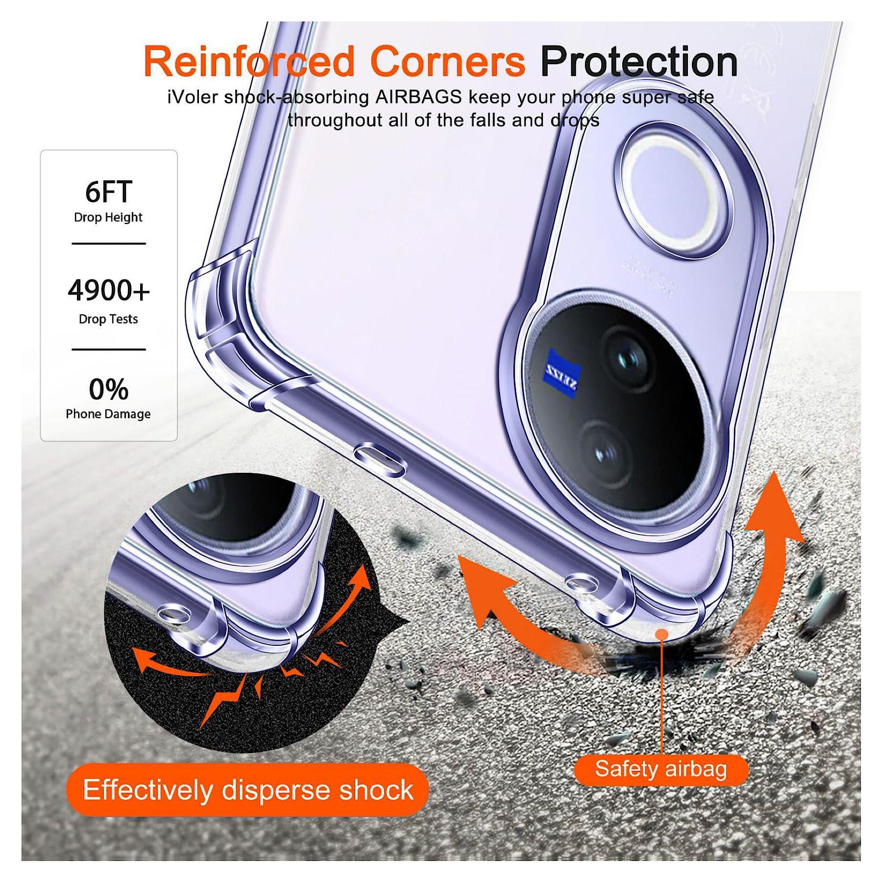Carcasa Transparente Para Vivo V50 5G-4