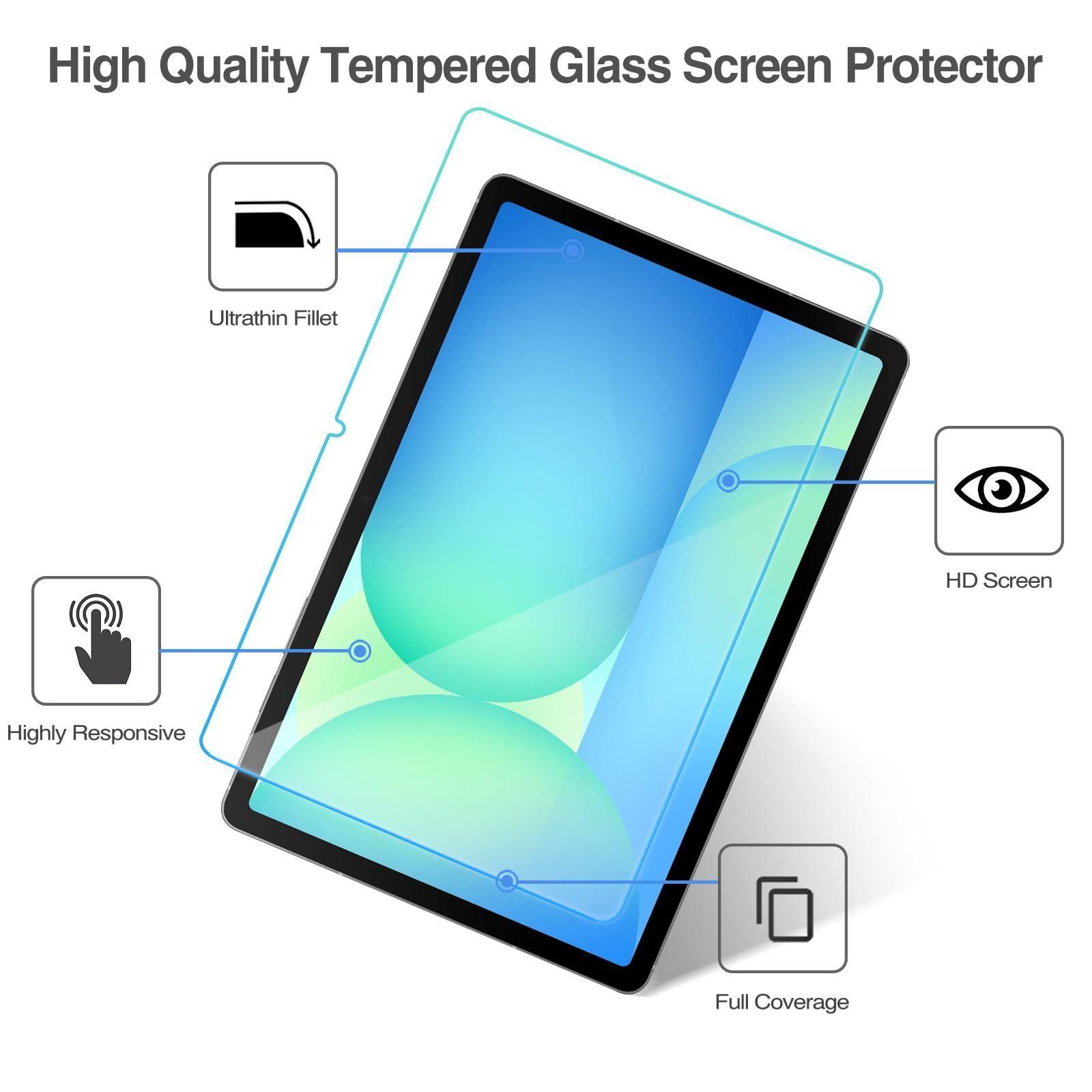 Pack Láminas De Vidrio Para Samsung Tab S10 FE Plus-2