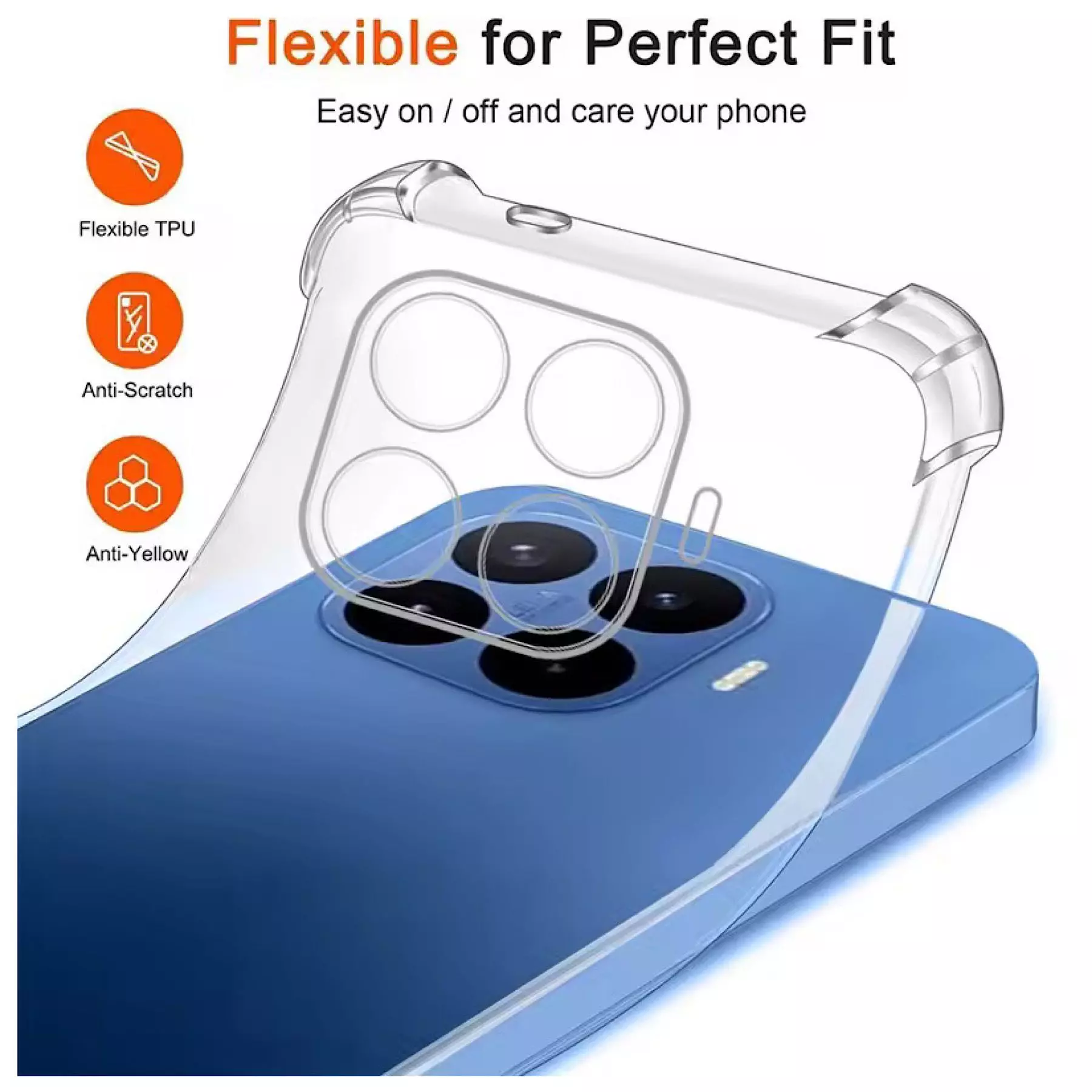 Carcasa Transparente Reforzada Para Xiaomi 17T-3