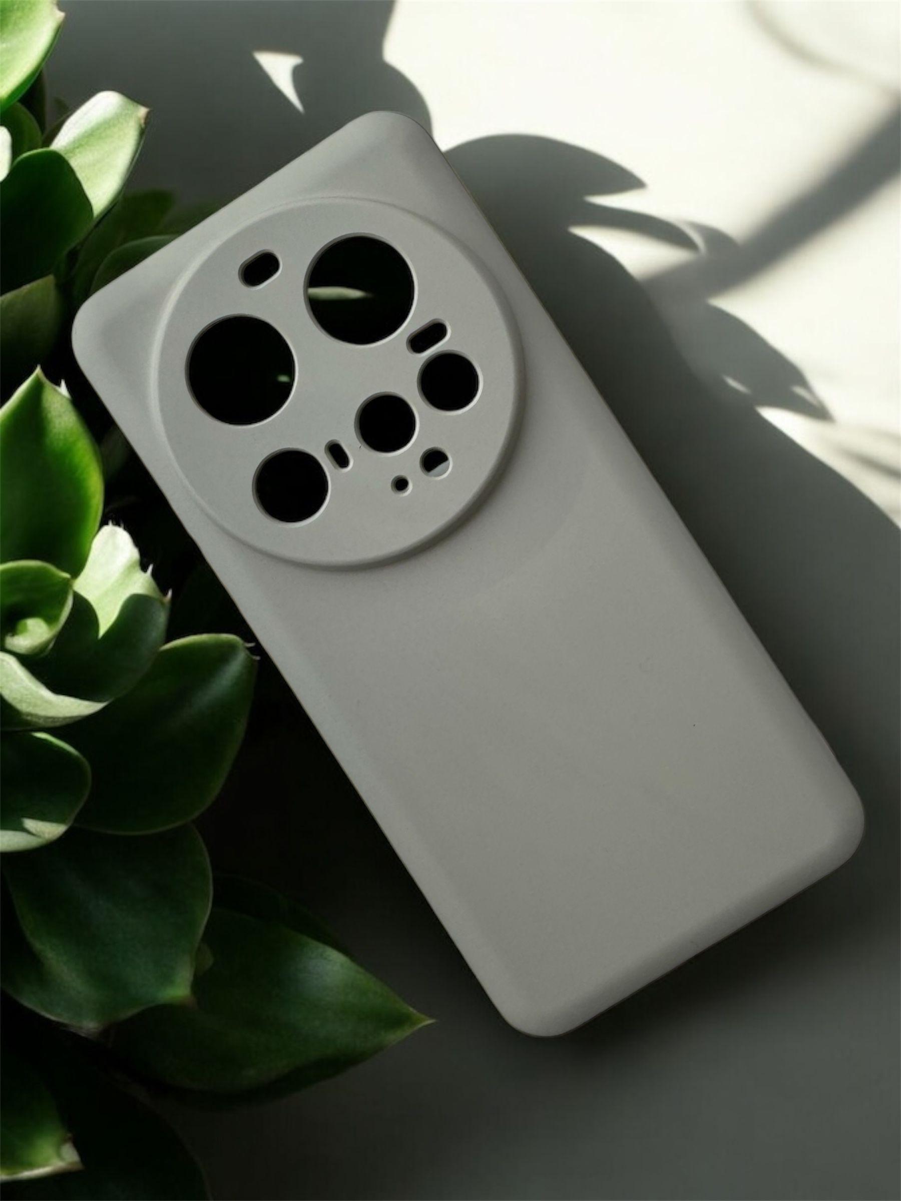 Carcasa De Silicona Suave Para Xiaomi 15 Ultra - Ceniza-1