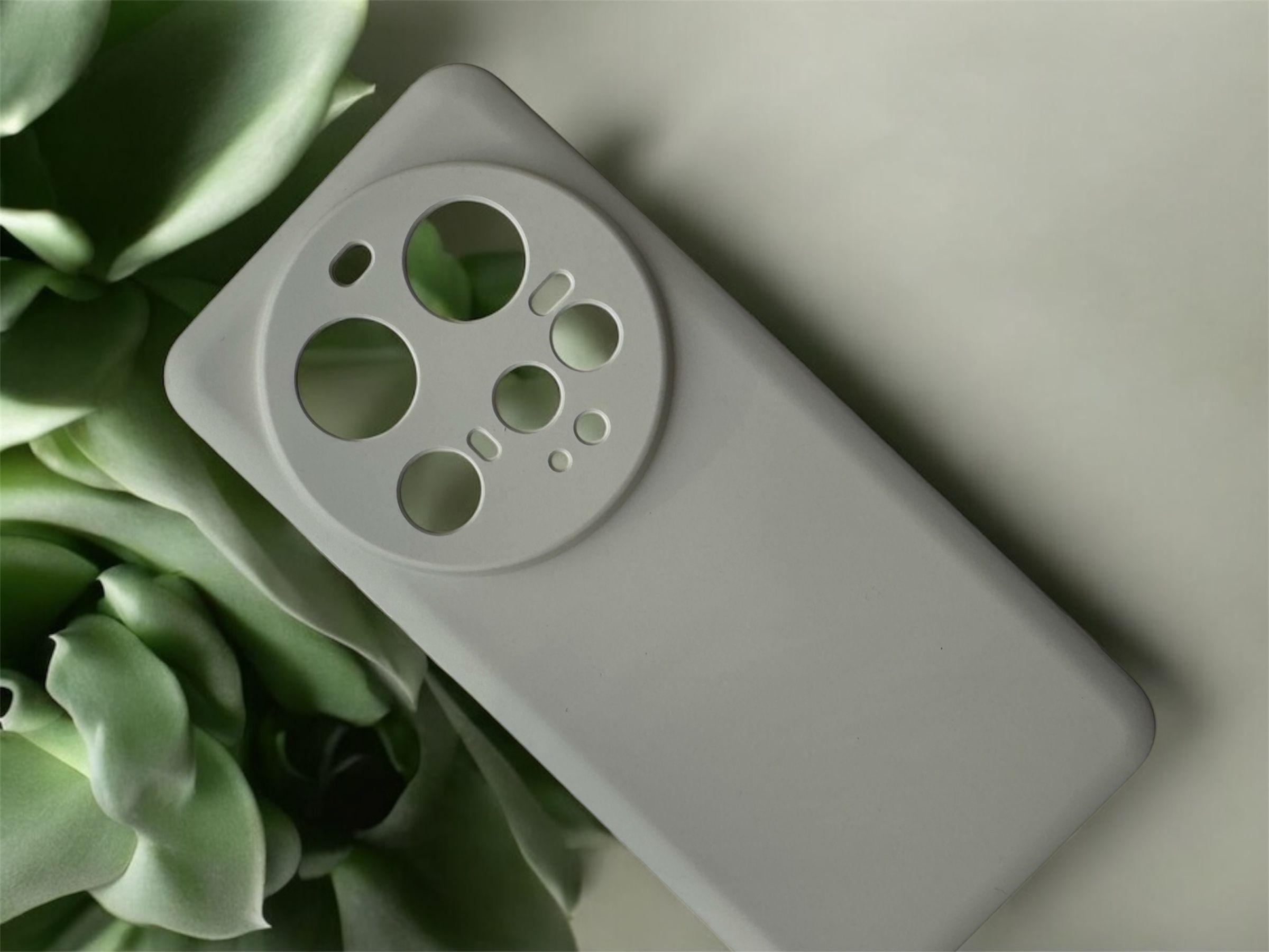Carcasa De Silicona Suave Para Xiaomi 15 Ultra - Ceniza-2