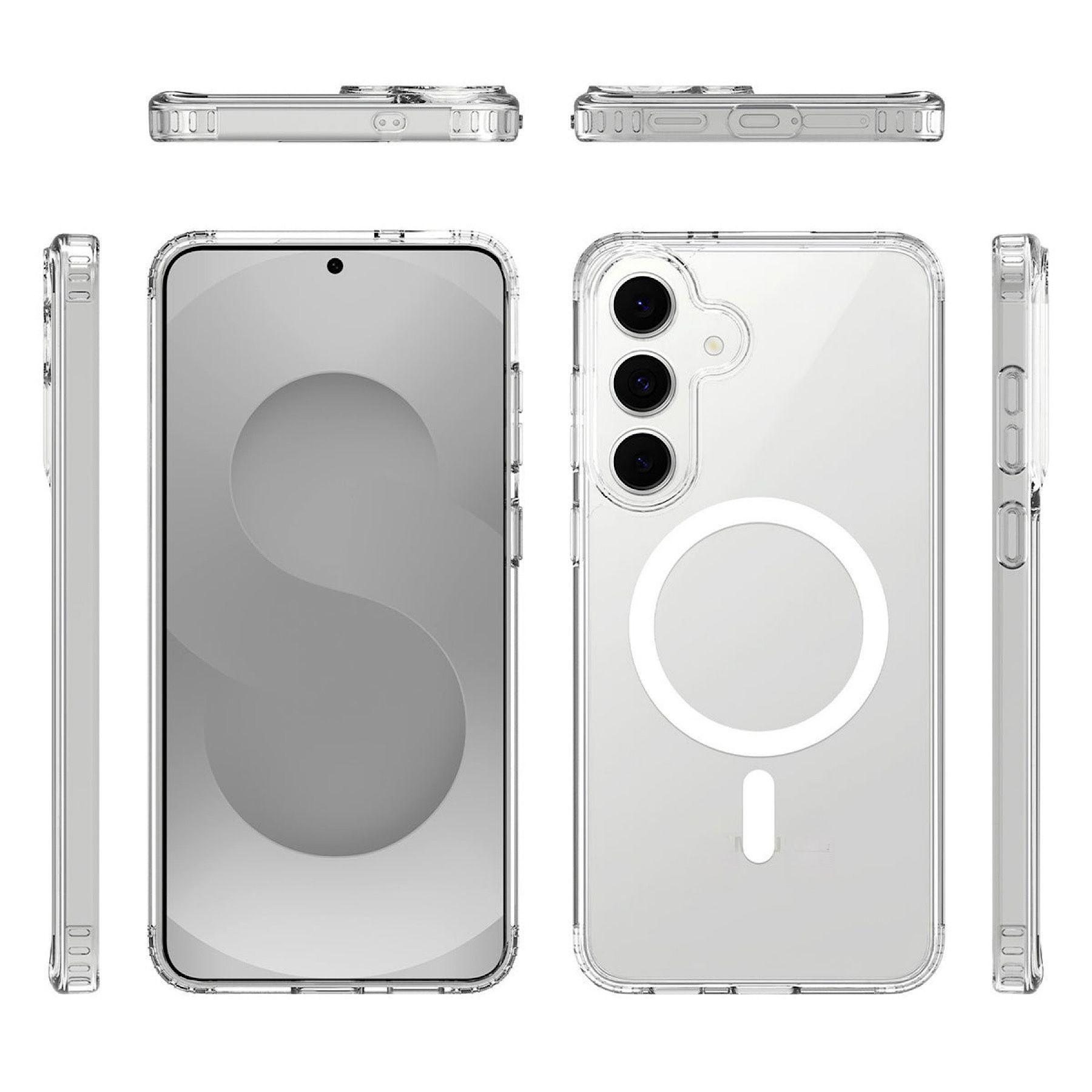 Carcasa Transparente Con Magsafe Para Samsung S26 FE-4