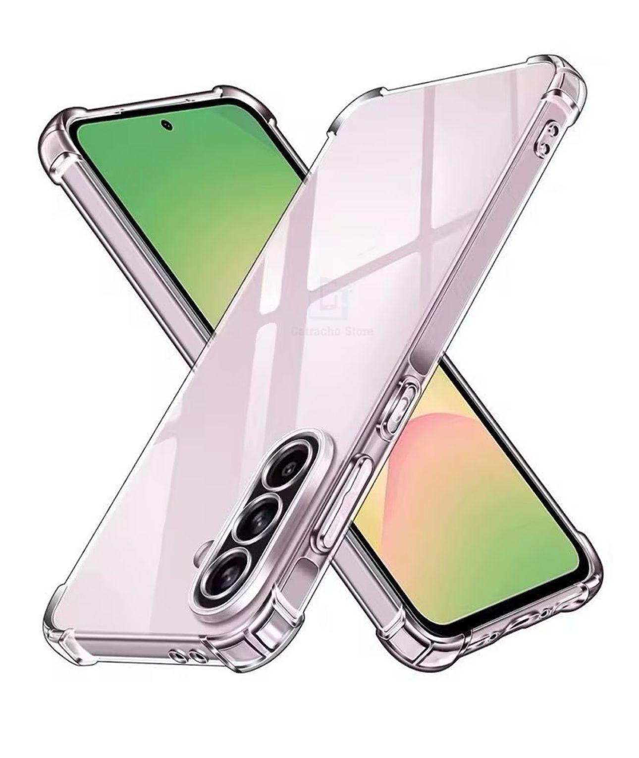 Carcasa Transparente Reforzada Para Samsung A56 5g-0
