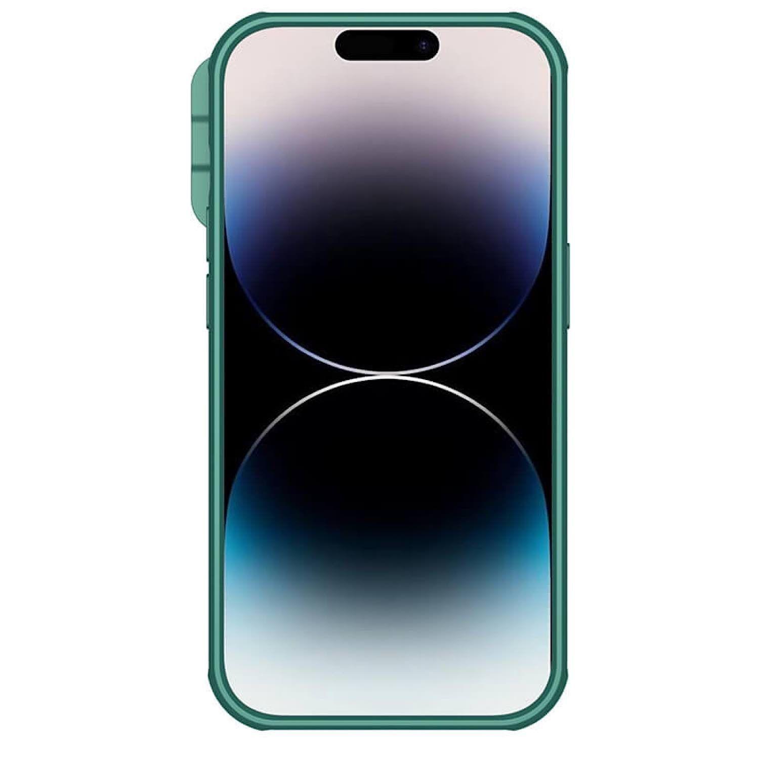 Carcasa Nillkin Camshield Pro Para iPhone 14 Pro-Verde-2