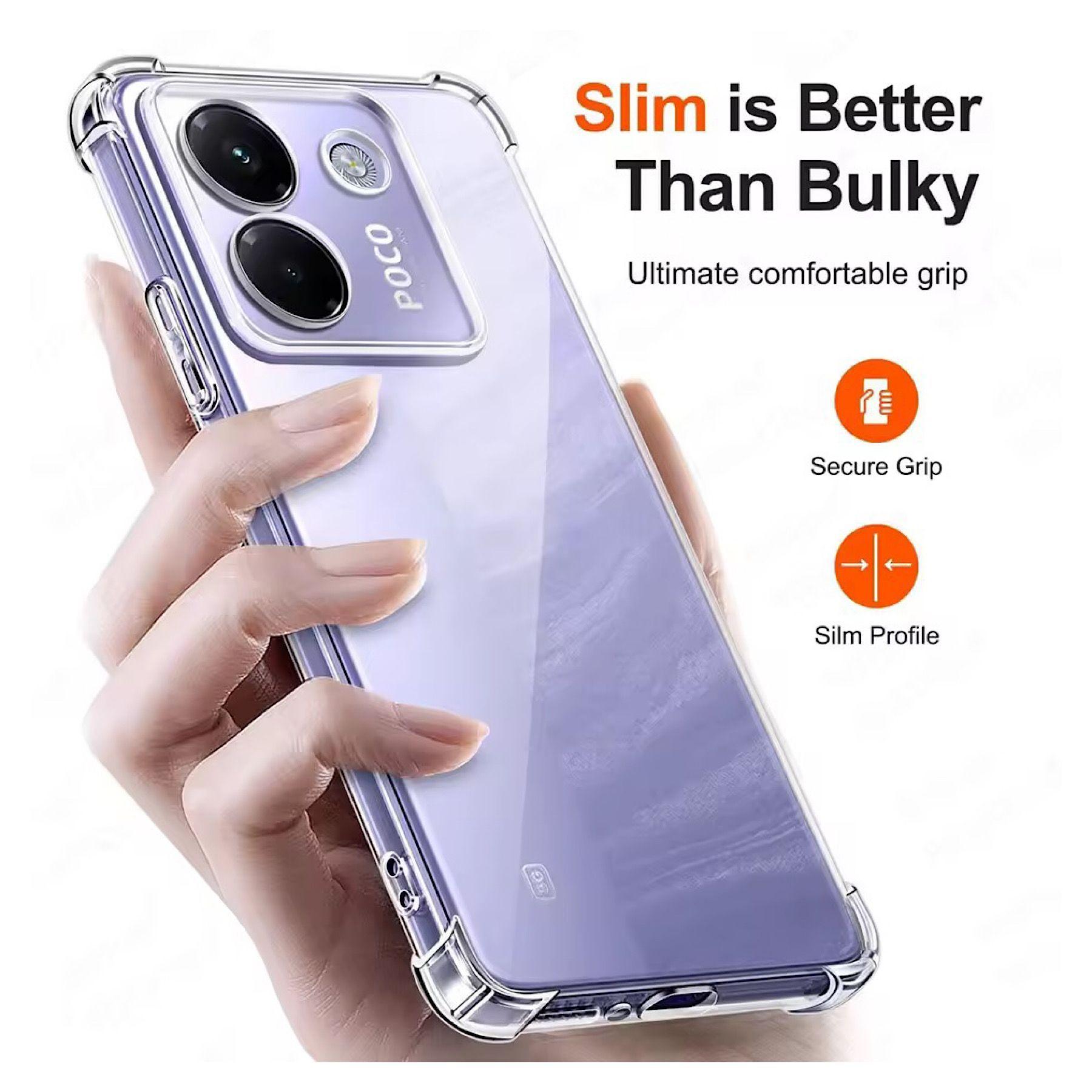 Carcasa Transparente Para Xiaomi Poco M7 Pro 5G-3