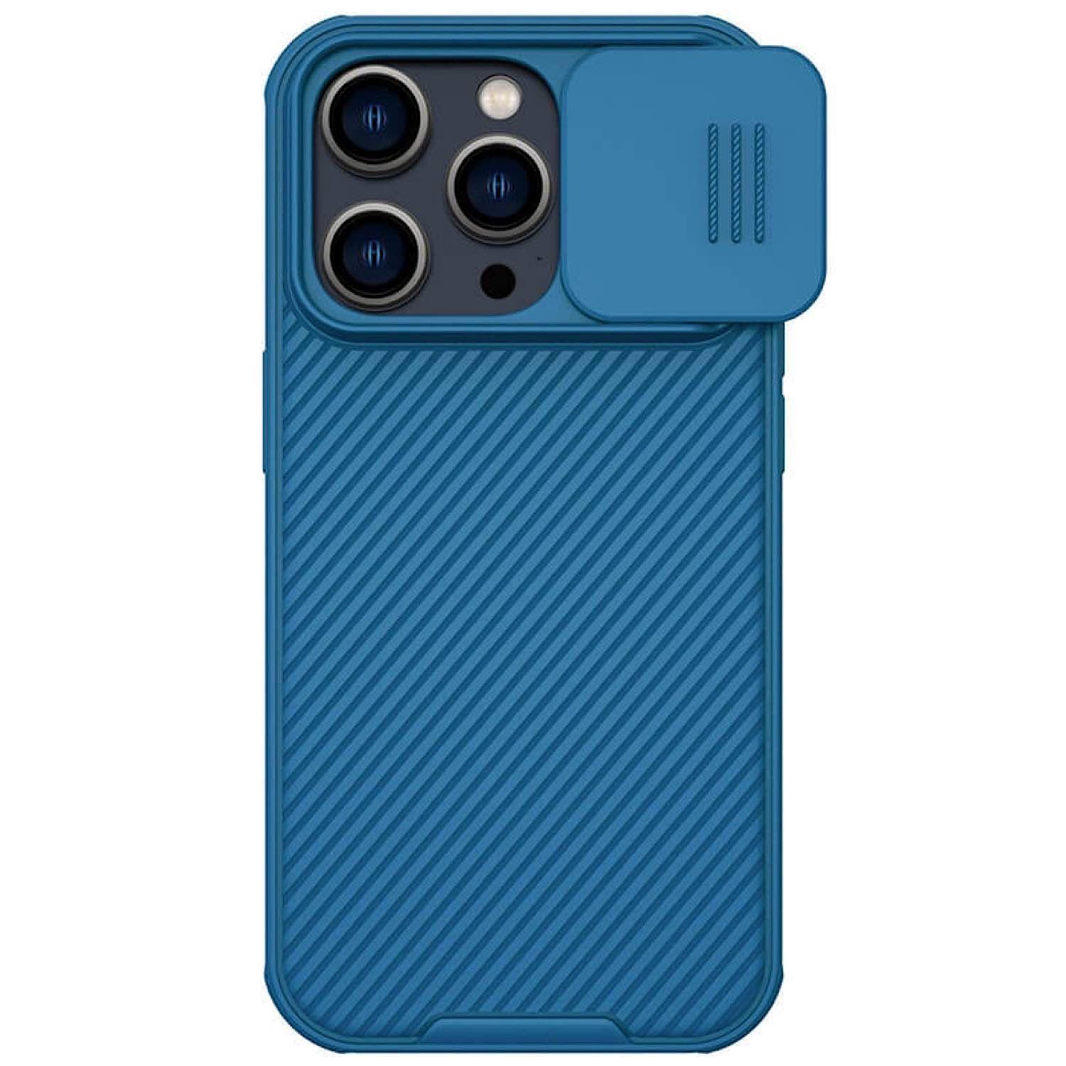 Carcasa Nillkin Camshield Pro Para iPhone 14 Pro-Azul-6