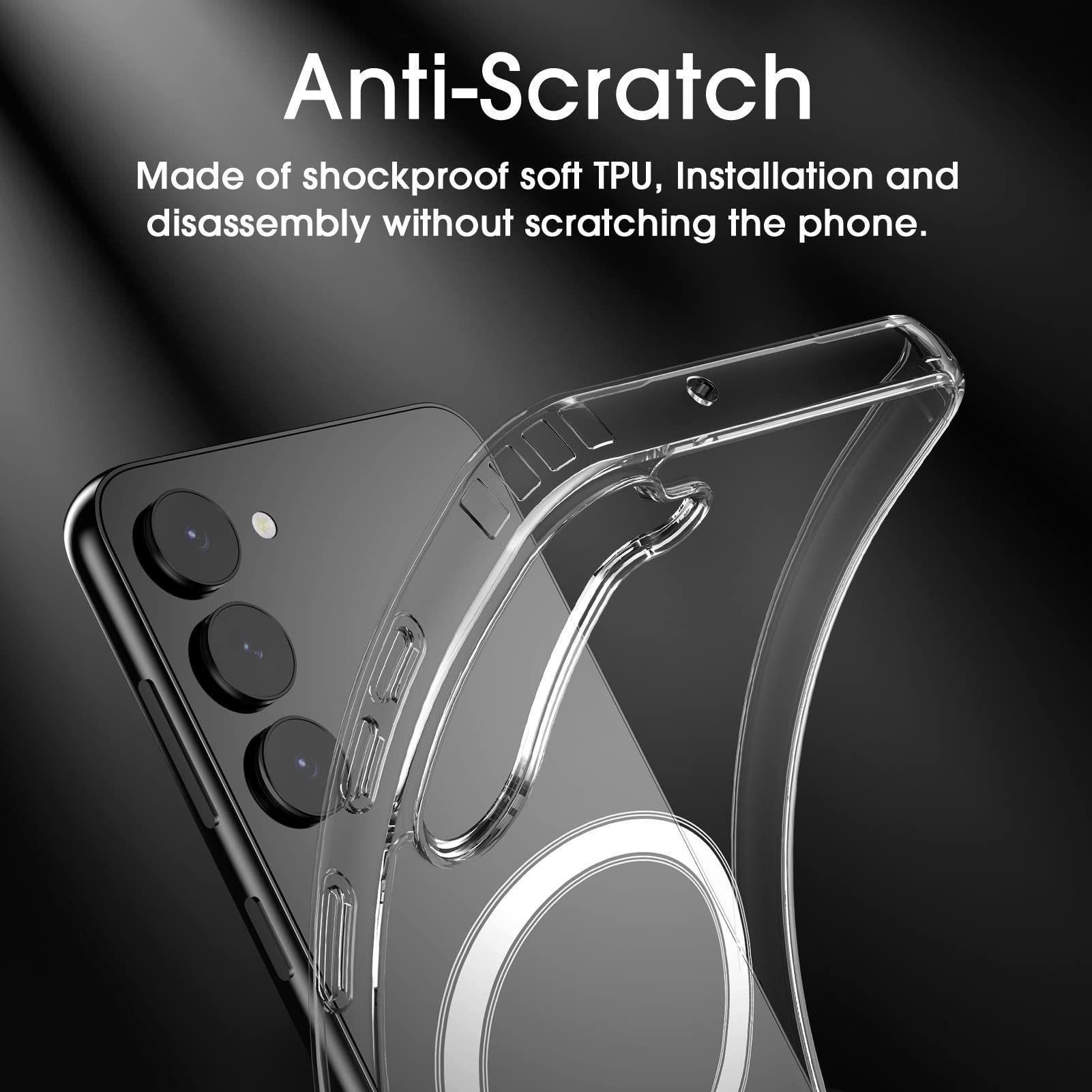 Carcasa Transparente Con Magsafe Para Samsung S23 Normal-6